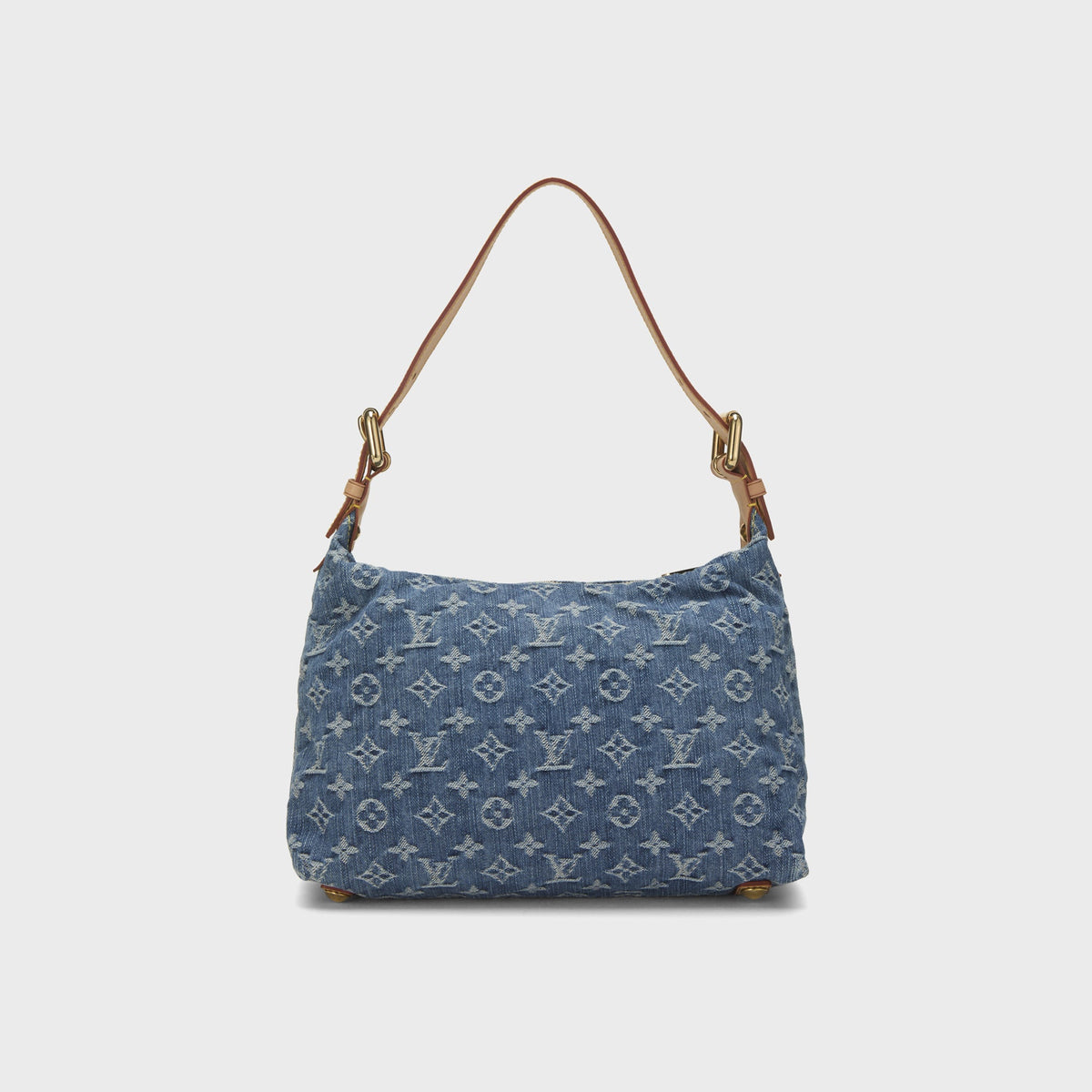 WGACA Louis Vuitton Monogram Denim Baggy PM Bag - Blue