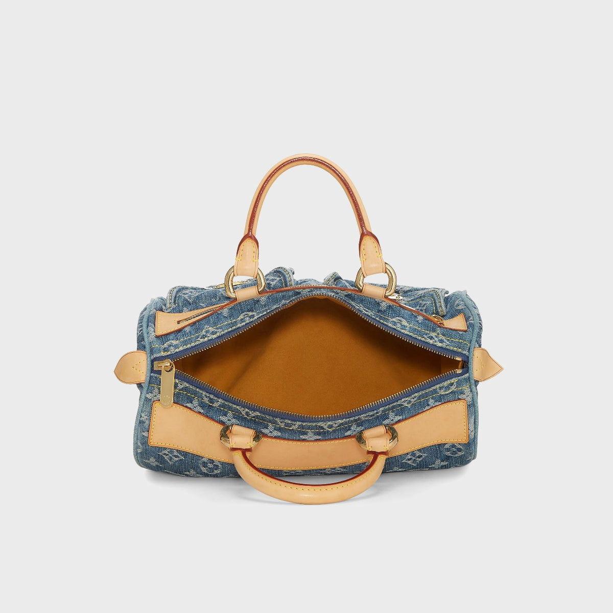 WGACA Louis Vuitton Monogram Denim Neo Speedy Bag - Blue