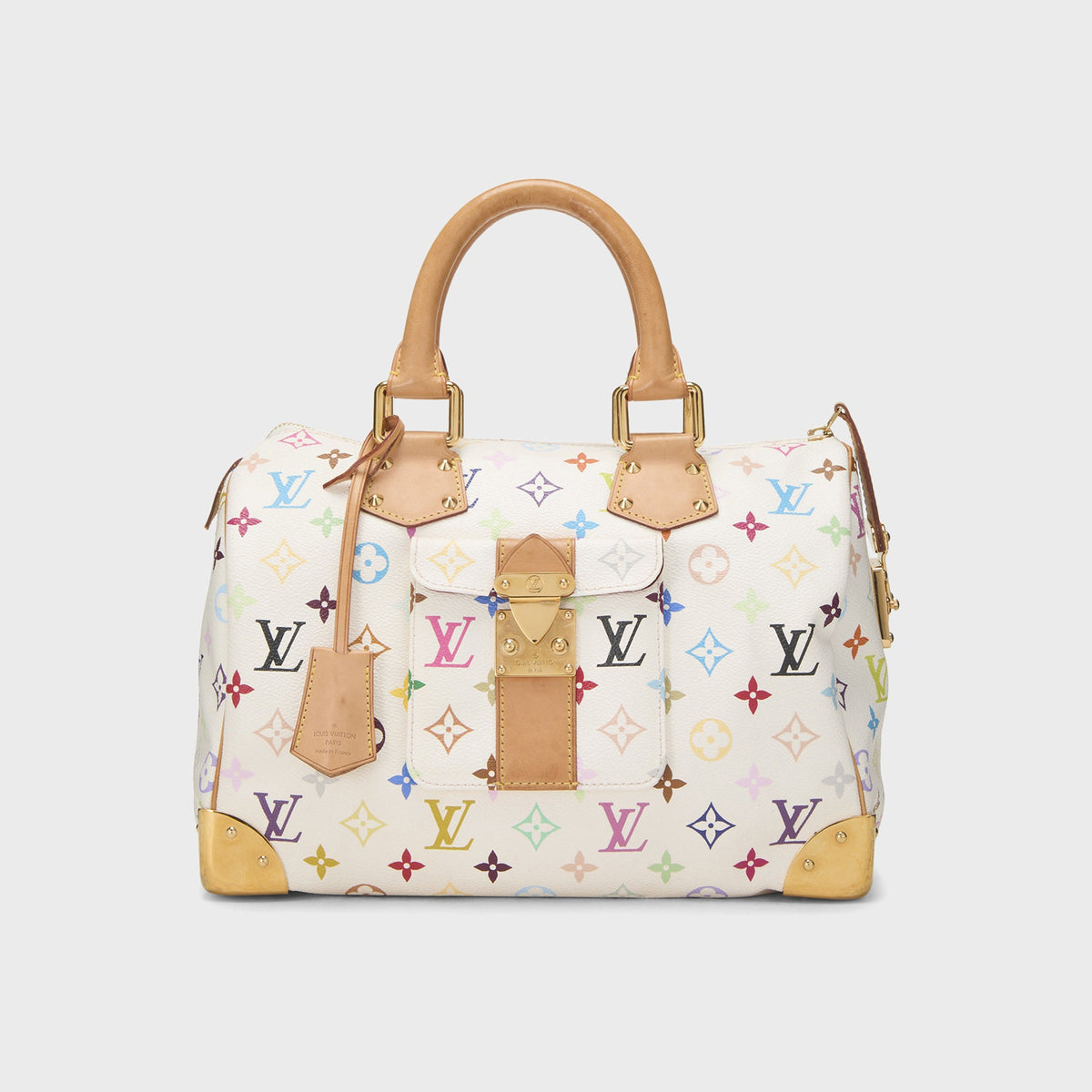 WGACA Louis Vuitton x Takashi Murakami Monogram Multicolor Speedy 30 - Multi