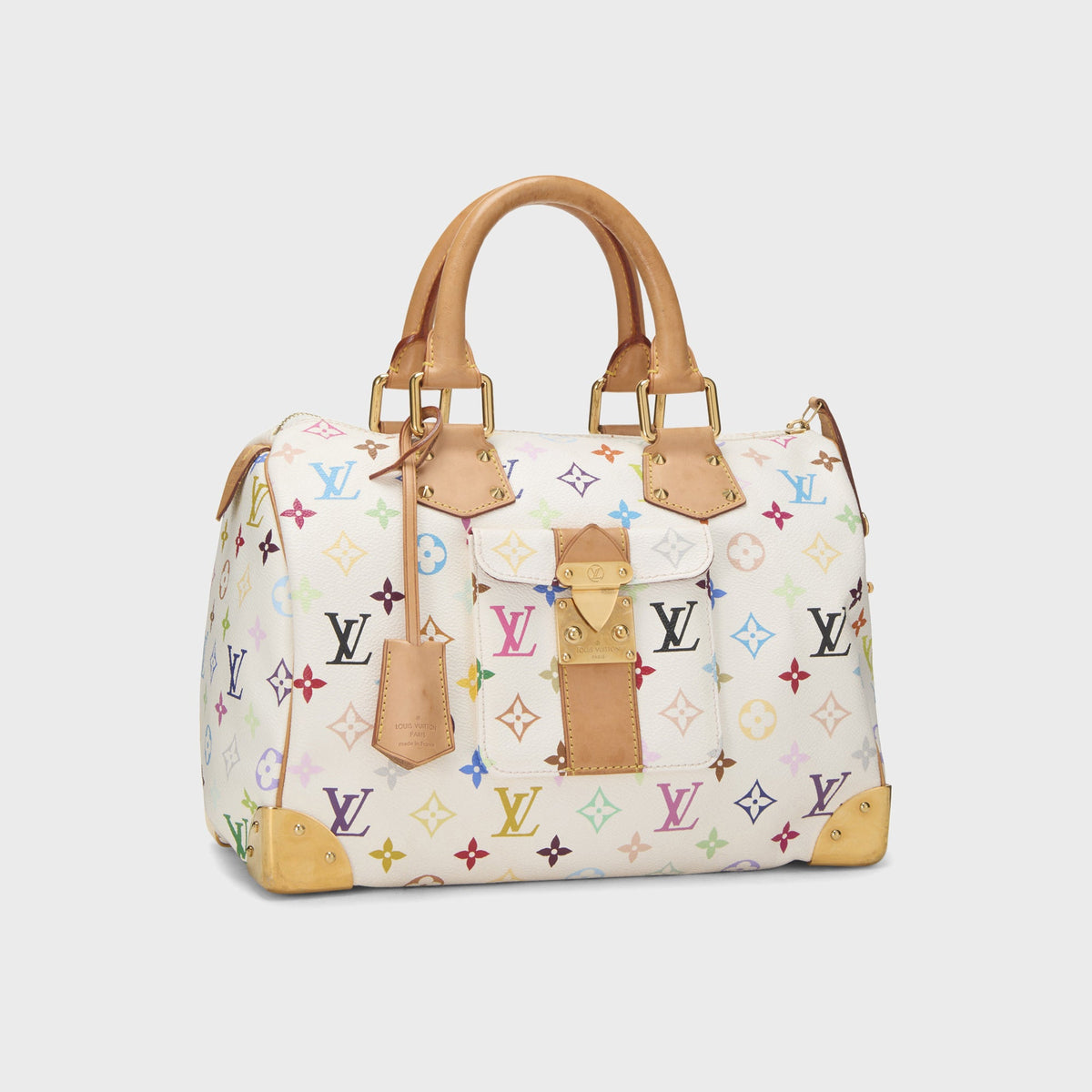 WGACA Louis Vuitton x Takashi Murakami Monogram Multicolor Speedy 30 - Multi
