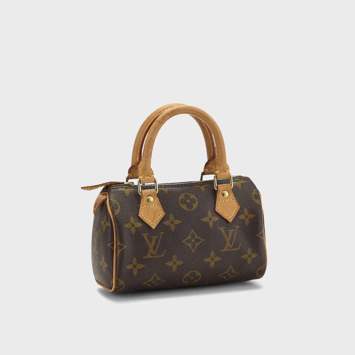 WGACA Louis Vuitton Nano No Strap Speedy Bag - Brown