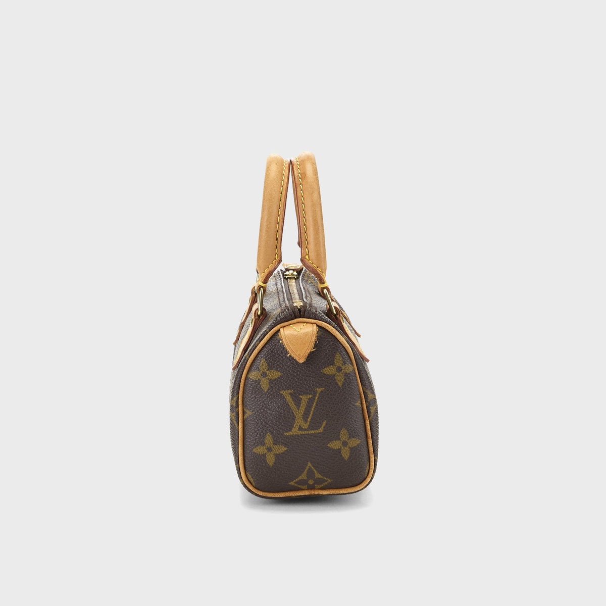 WGACA Louis Vuitton Nano No Strap Speedy Bag - Brown