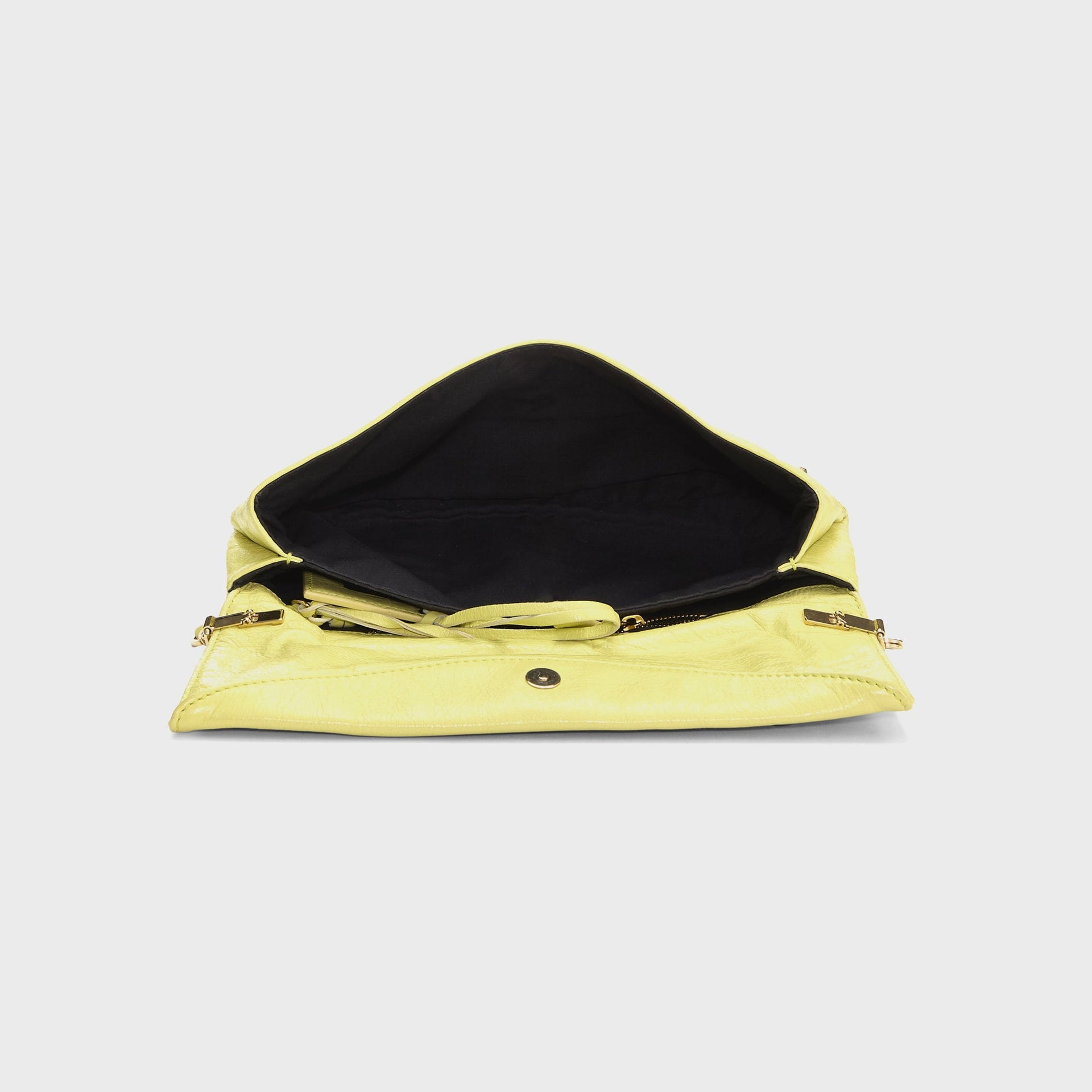 WGACA Balenciaga Giant12 Clutch Crossbody - Yellow Agneau