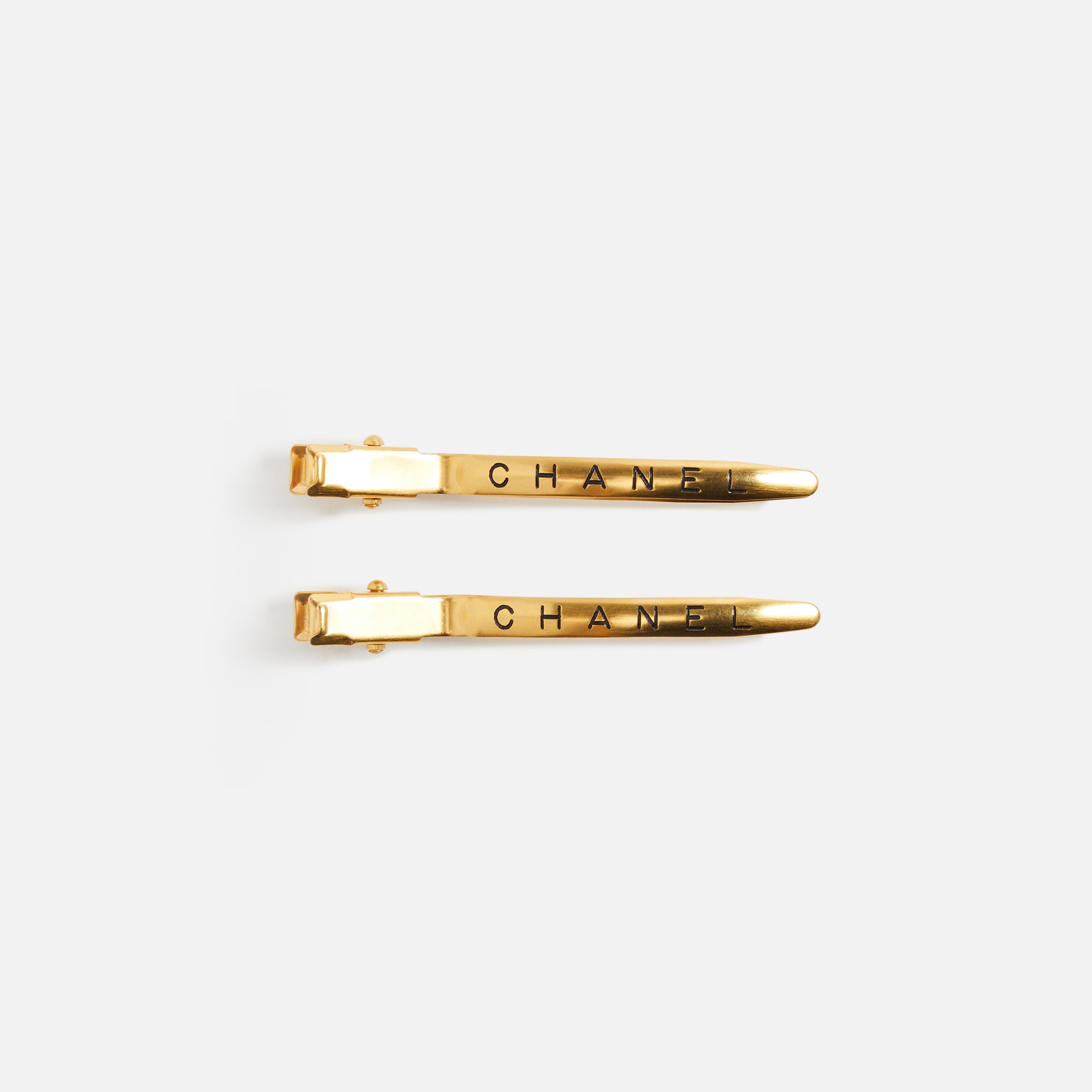 WGACA Chanel Hairclips - Gold
