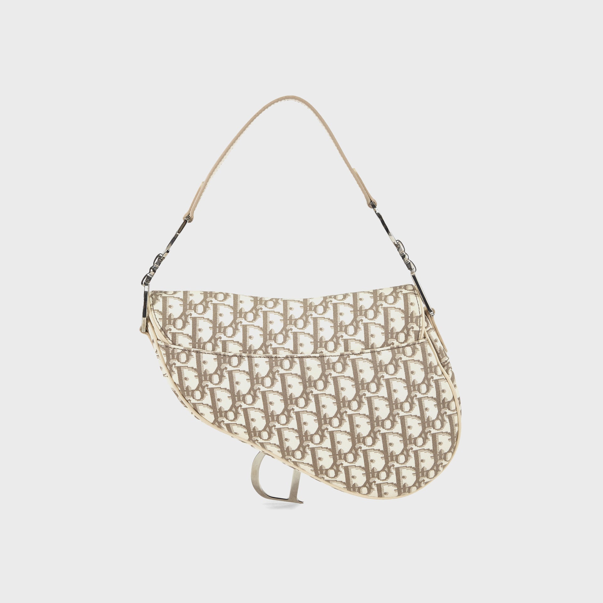 WGACA Dior Embroidered Floral Saddle - Beige