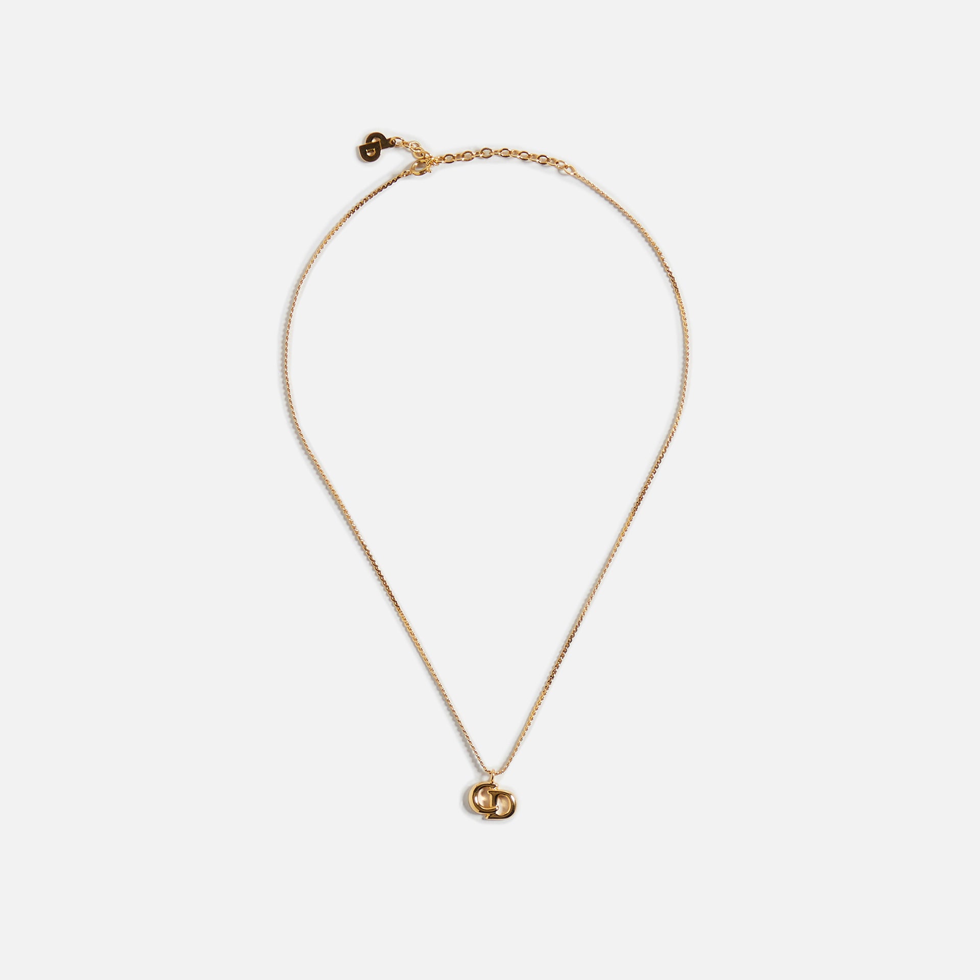 WGACA Dior CD Necklace - Gold