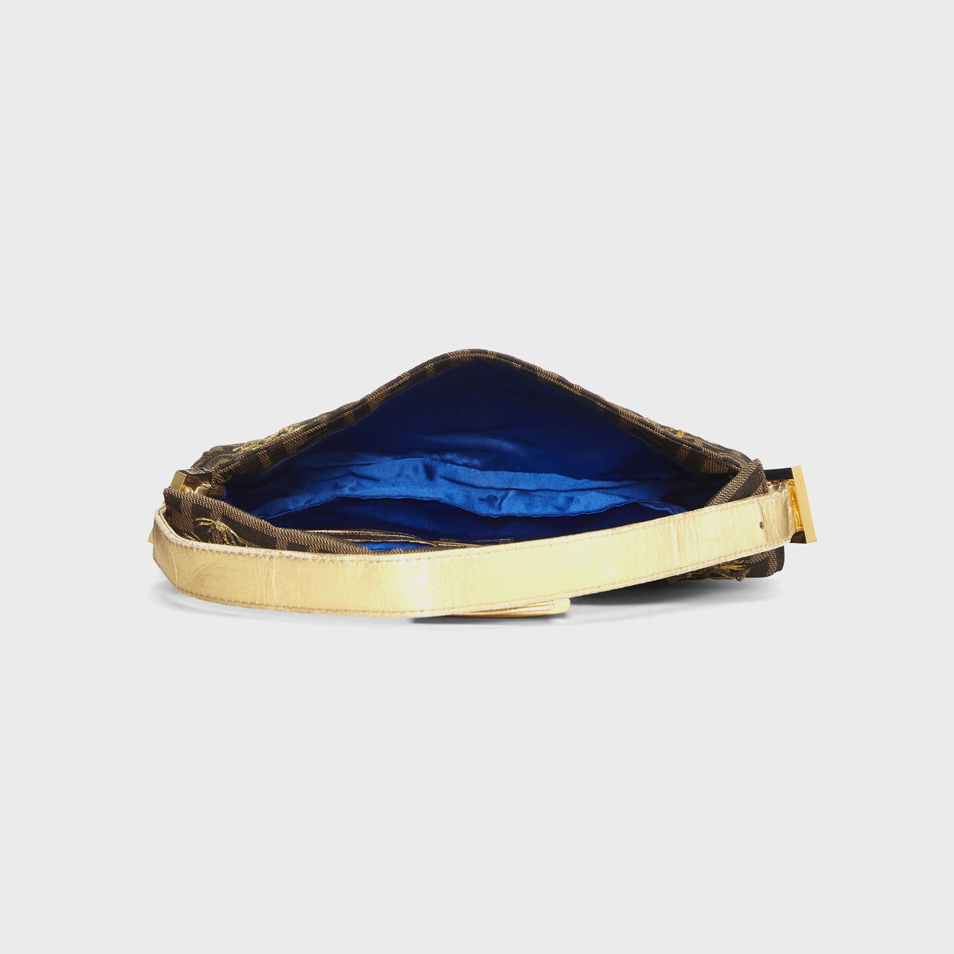 WGACA Fendi Gold Embroidered Baguette - Multi