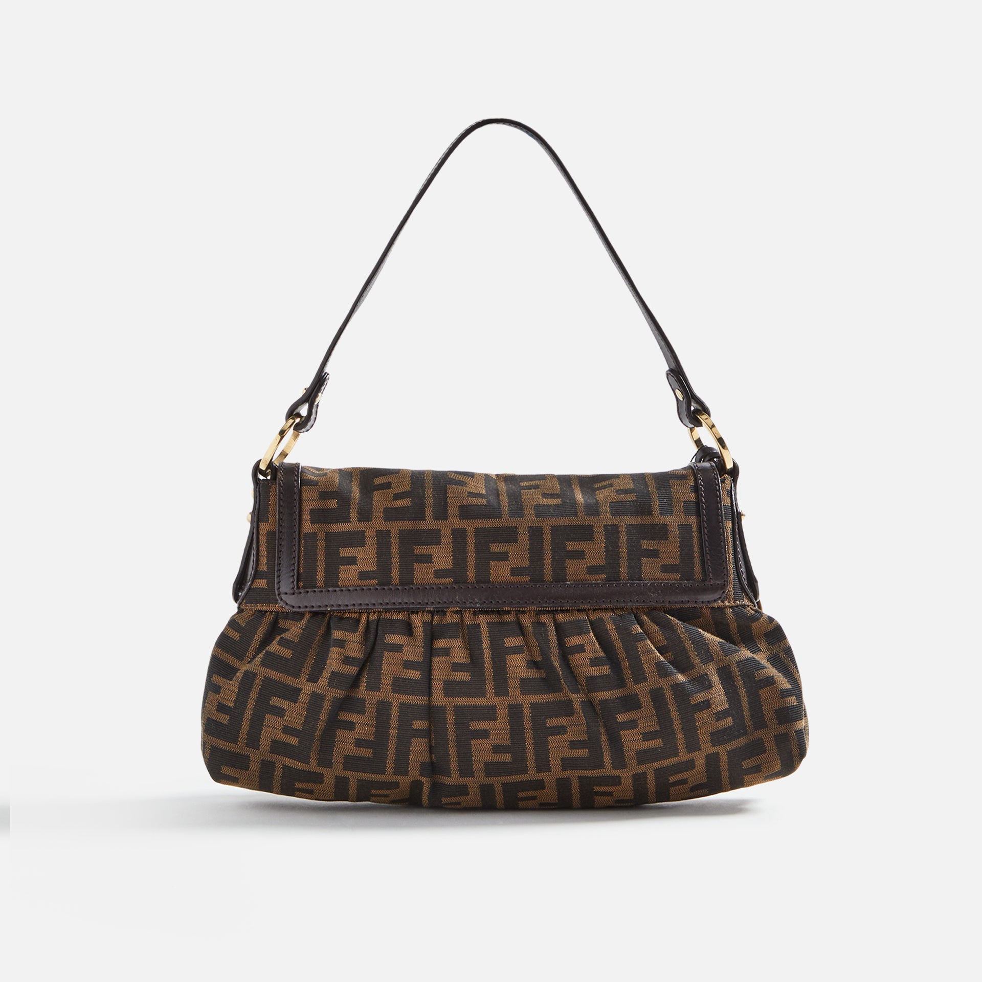WGACA Fendi Zucca Small Chef Shoulder Bag - Brown