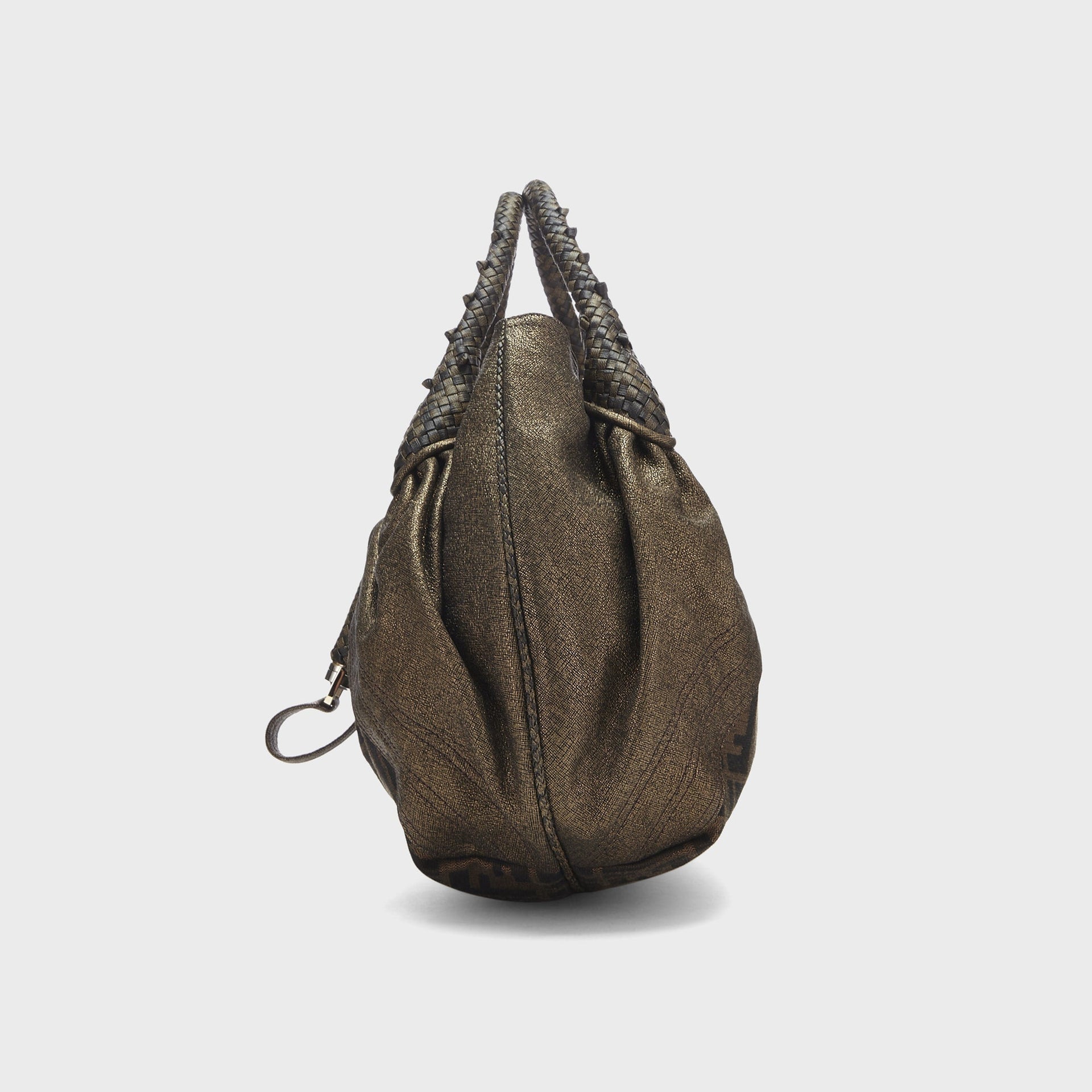 WGACA Fendi Brown Zucca Spy Bag - Brown