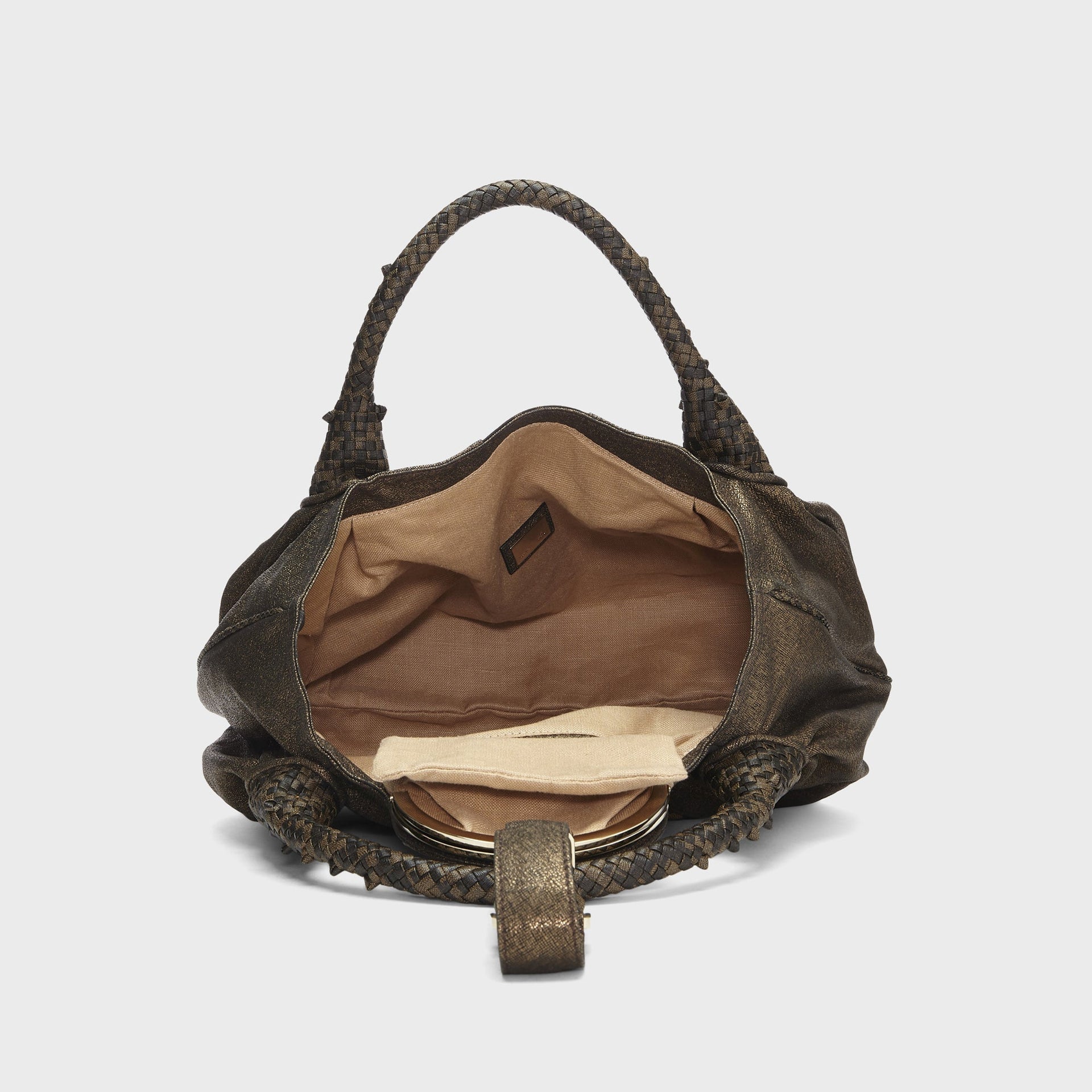 WGACA Fendi Brown Zucca Spy Bag - Brown