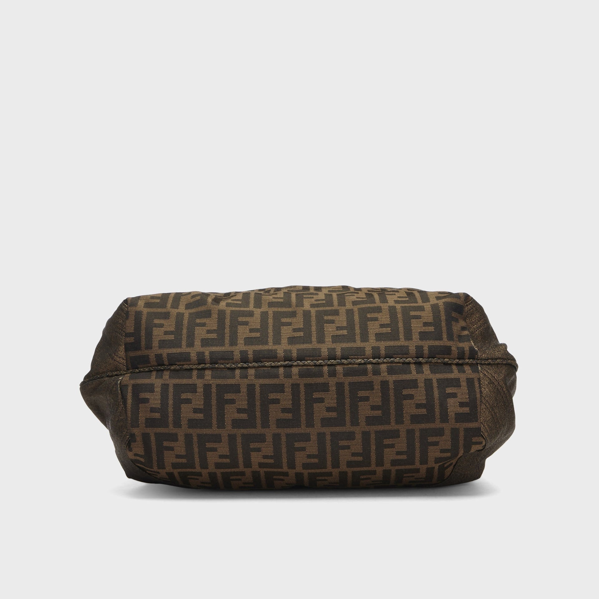 WGACA Fendi Brown Zucca Spy Bag - Brown