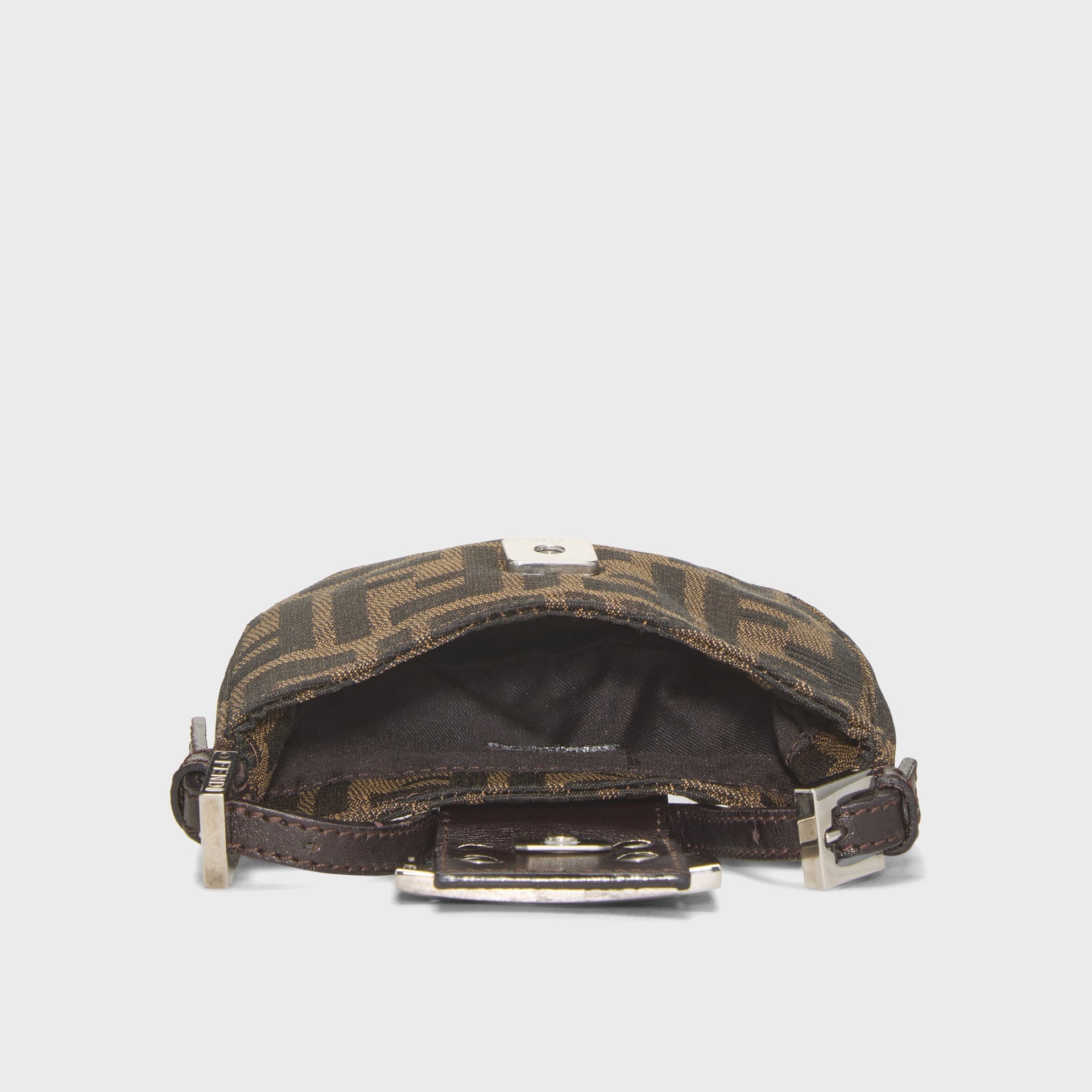 WGACA Fendi Zucca Croissant Mini Bag - Brown
