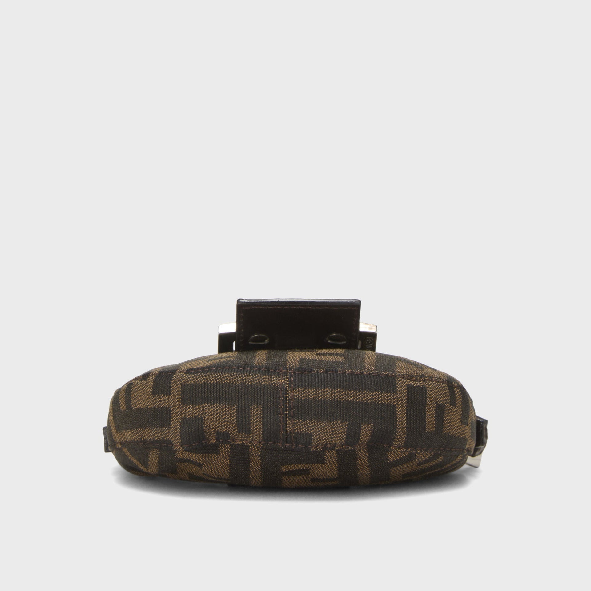 WGACA Fendi Zucca Croissant Mini Bag - Brown