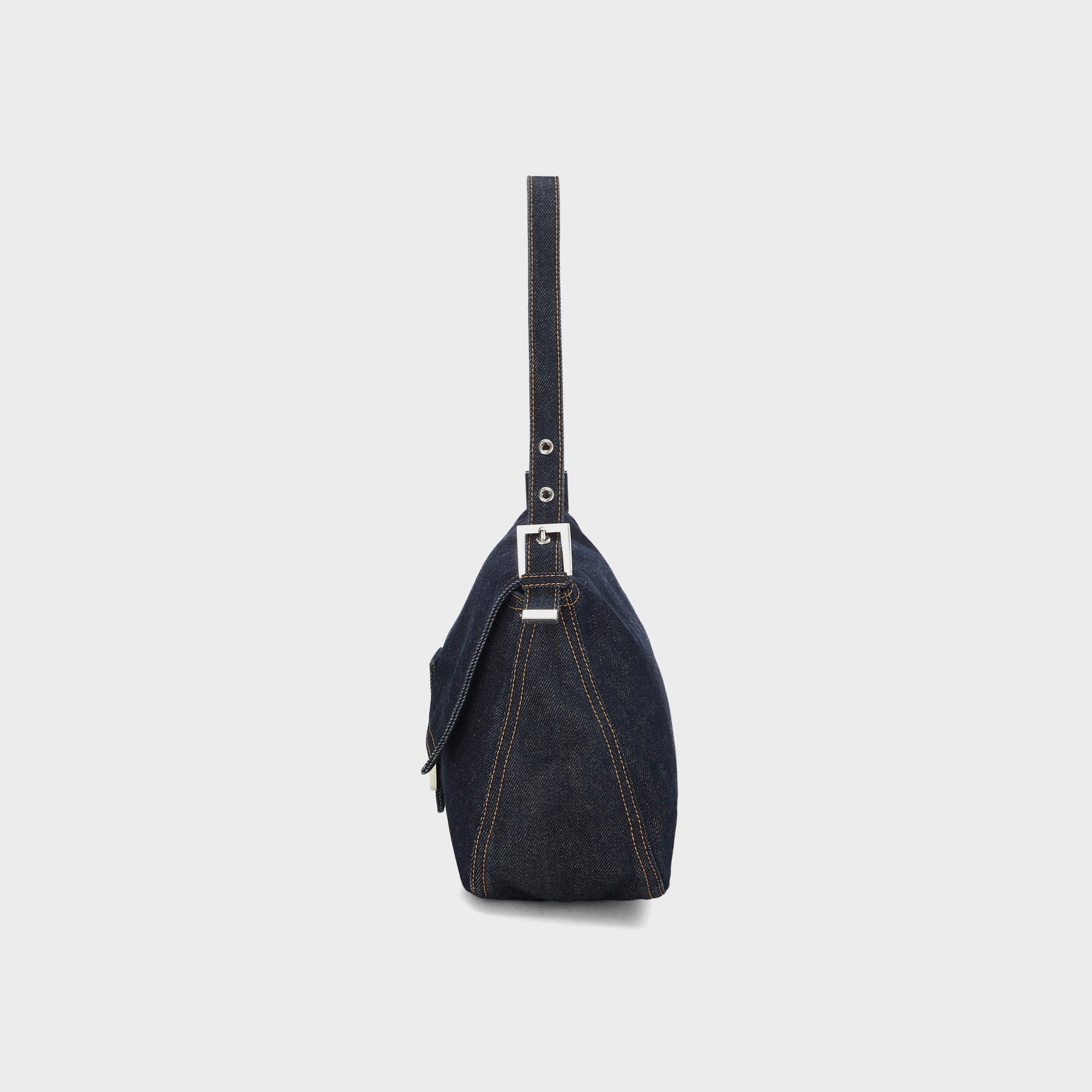 WGACA Fendi Denim Mama Baguette - Blue