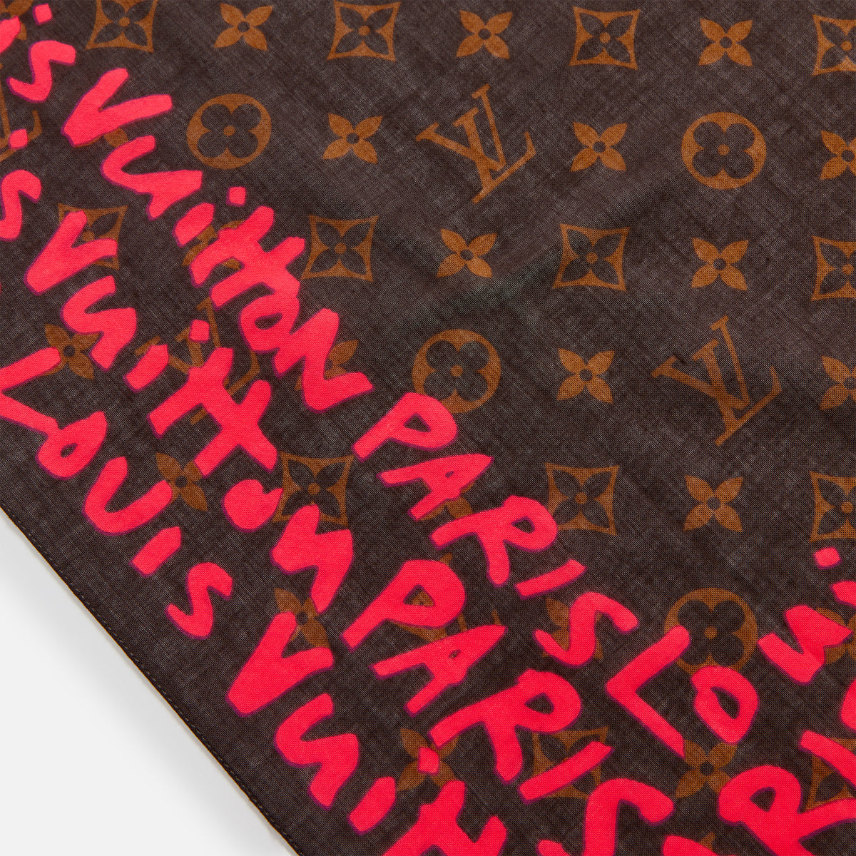 WGACA Louis Vuitton Sprouse Scarf PM - Pink