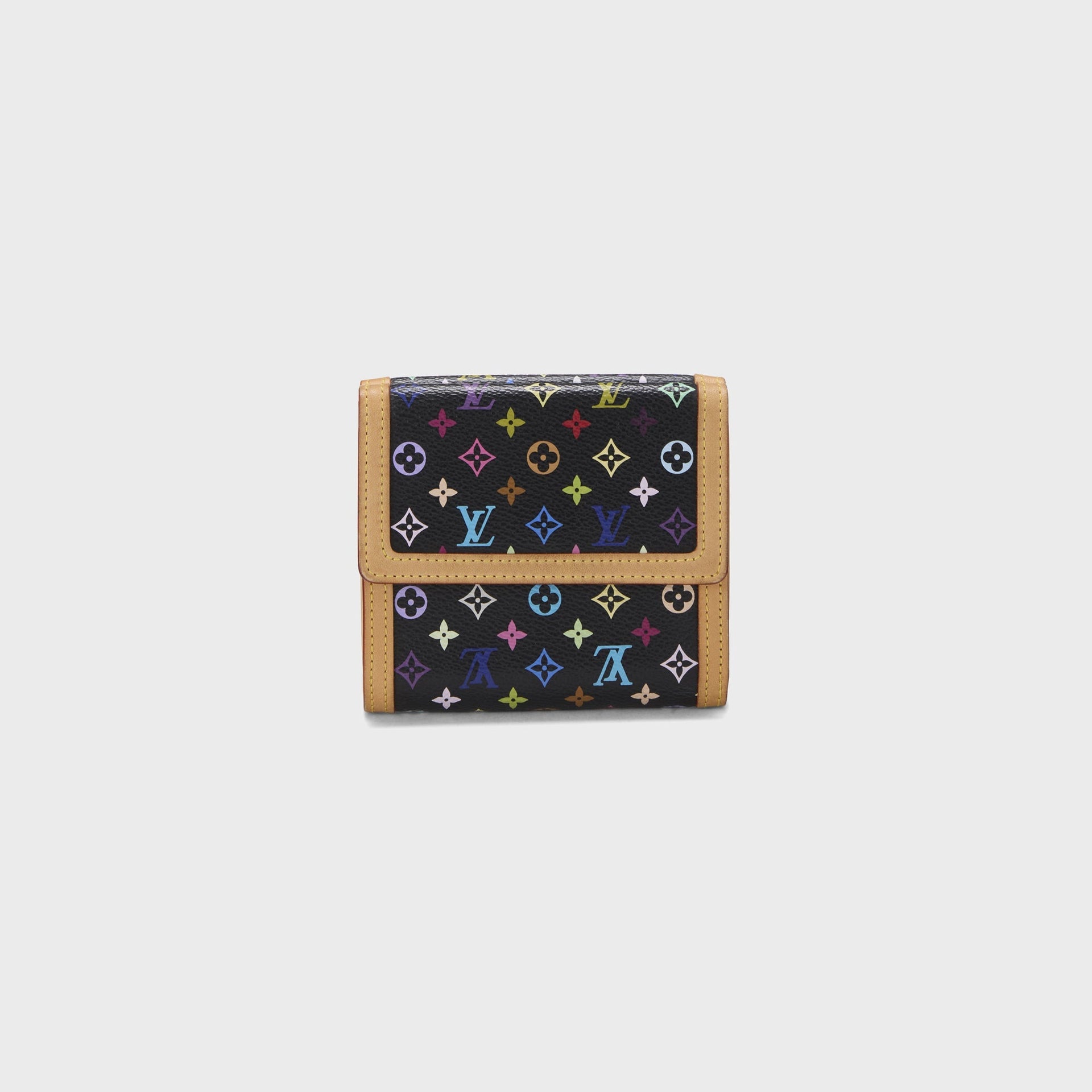 WGACA Louis Vuitton x Takashi Murakami Monogram Multicolore Elise - Black