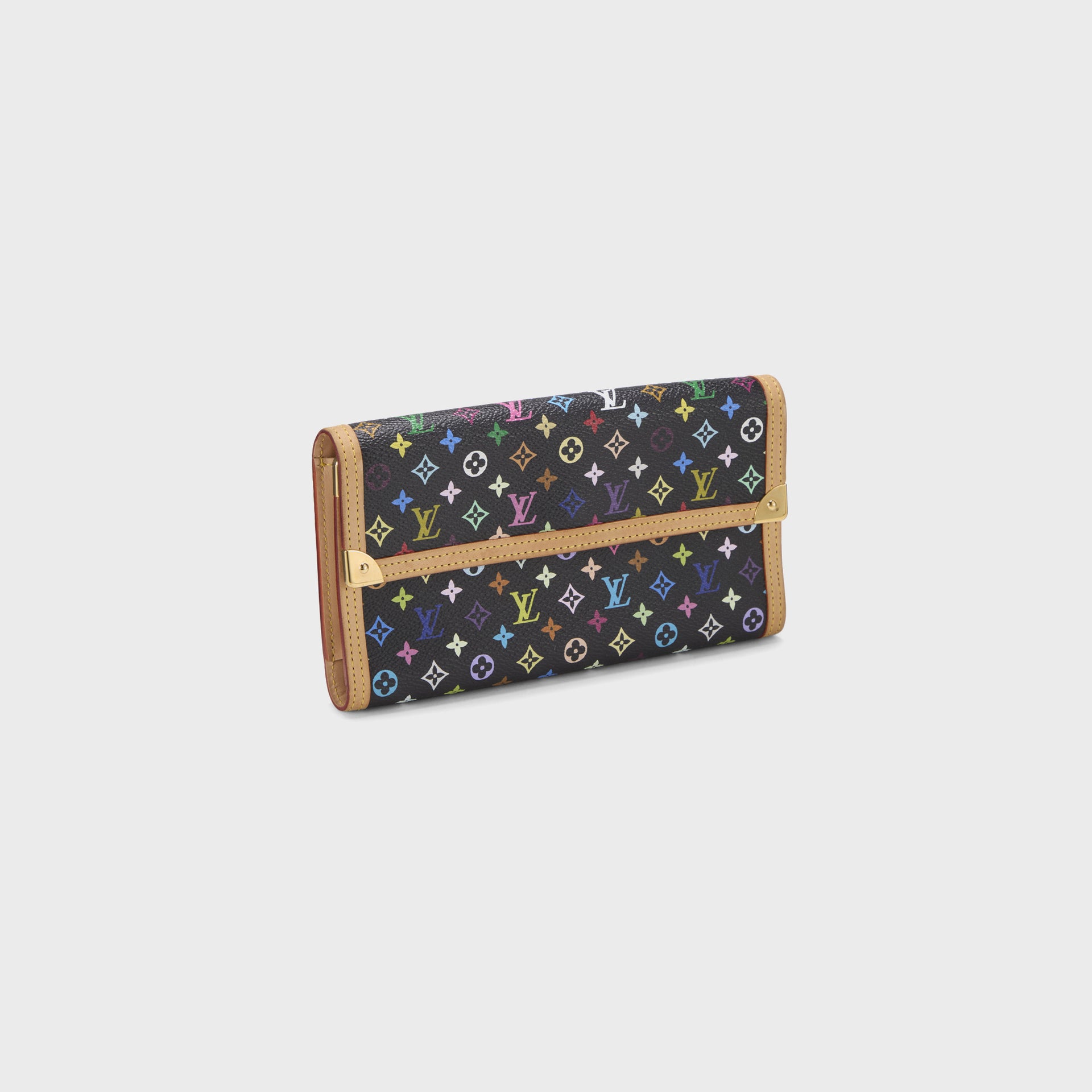 WGACA Louis Vuitton International Wallet - Black Multi