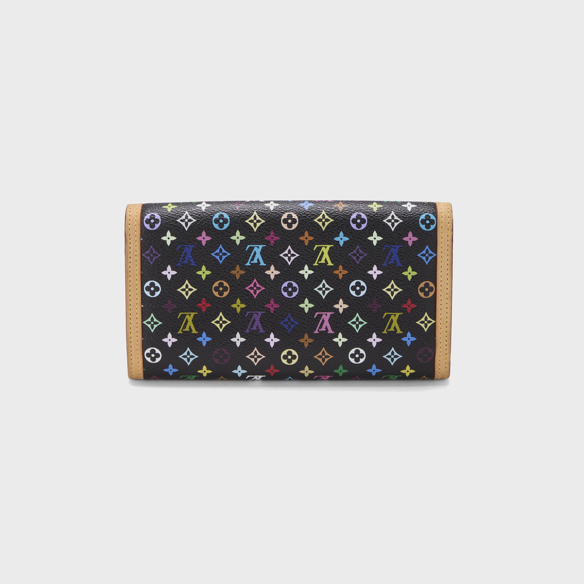 WGACA Louis Vuitton International Wallet - Black Multi
