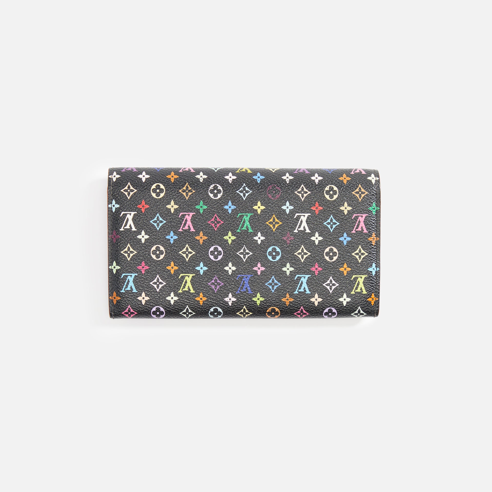 WGACA Louis Vuitton Sarah Wallet - Black / Multi