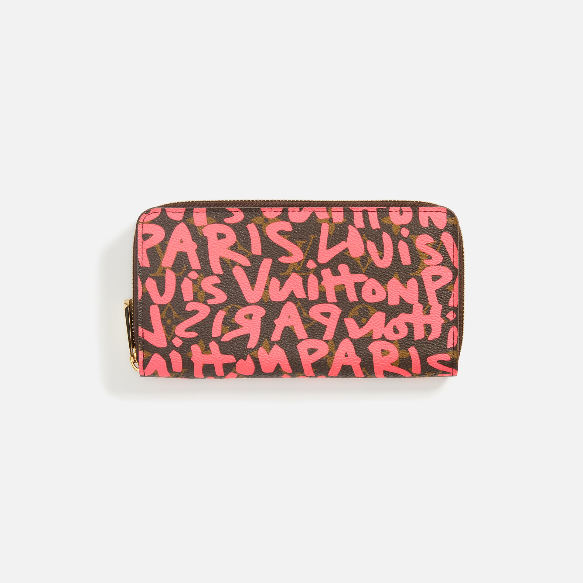 WGACA Louis Vuitton x Stephen Sprouse Zippy Continental Wallet - Pink