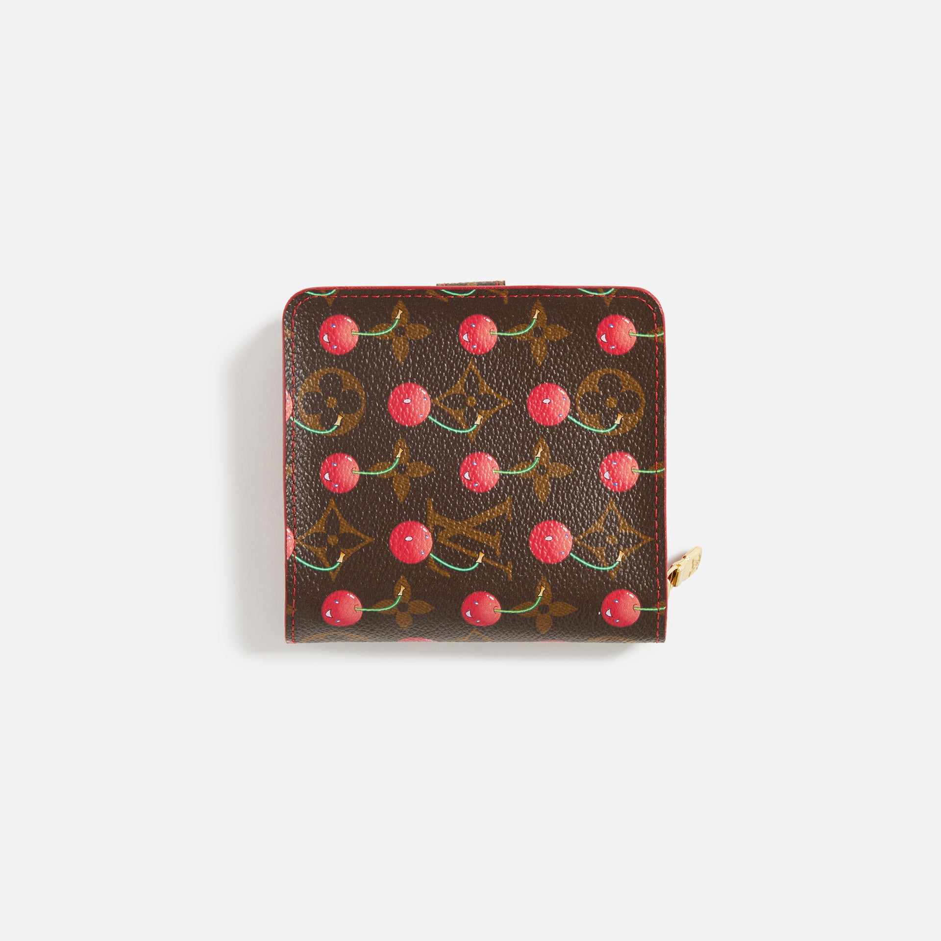 WGACA Louis Vuitton Murakami Cherry Zippy - Brown