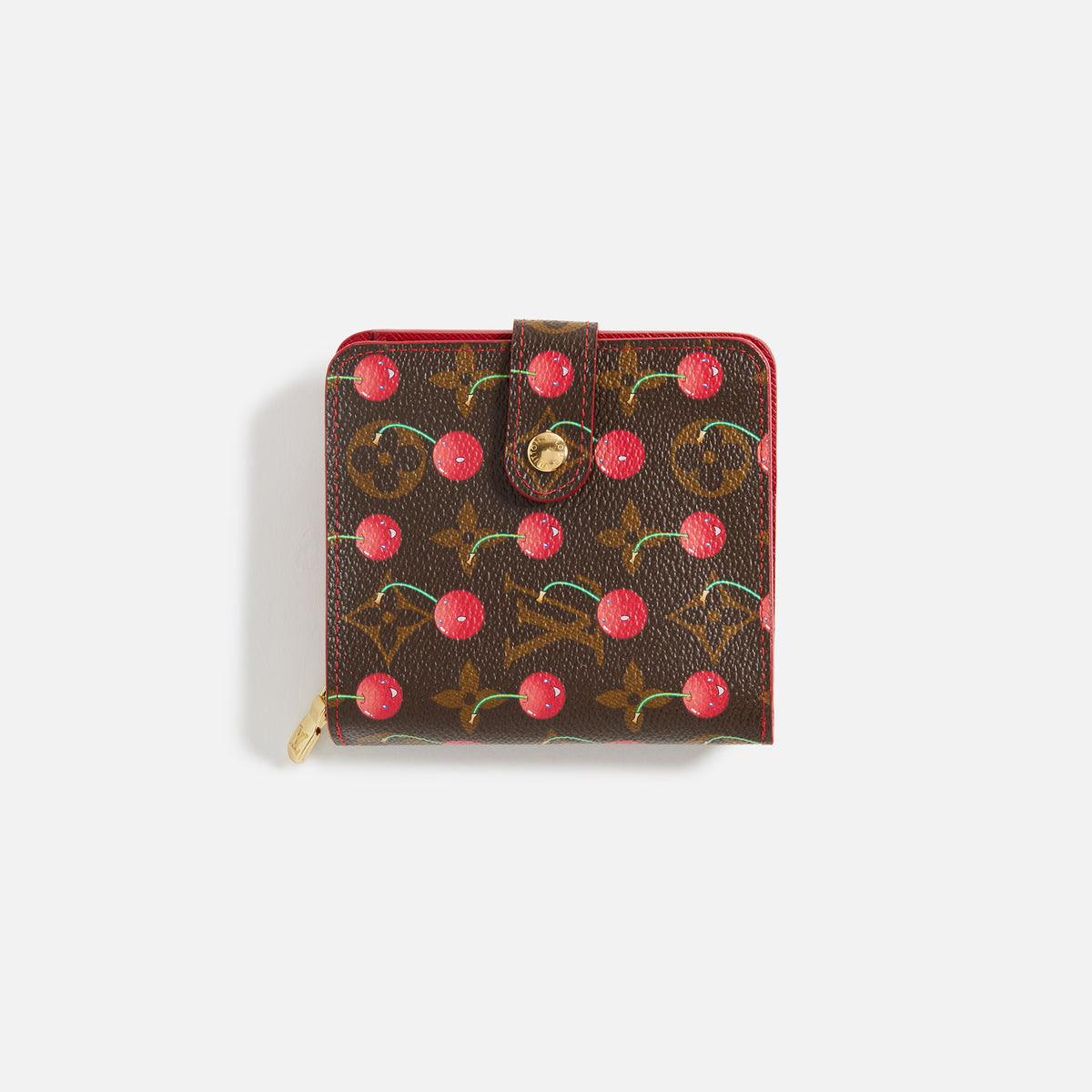 WGACA Louis Vuitton Murakami Cherry Zippy - Brown