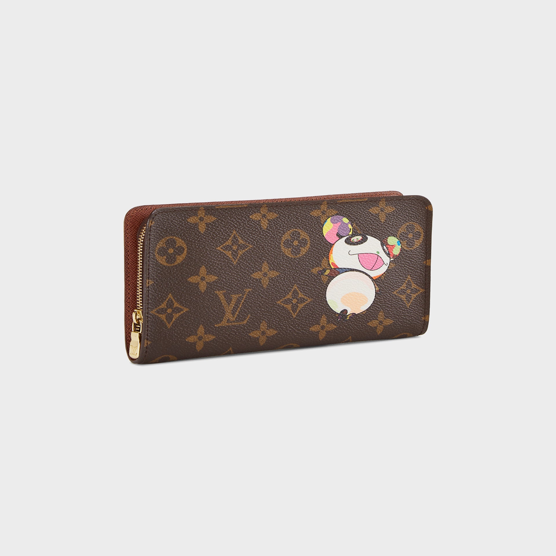 WGACA Louis Vuitton Murakami Panda Porte Monnaie Zippy - Brown