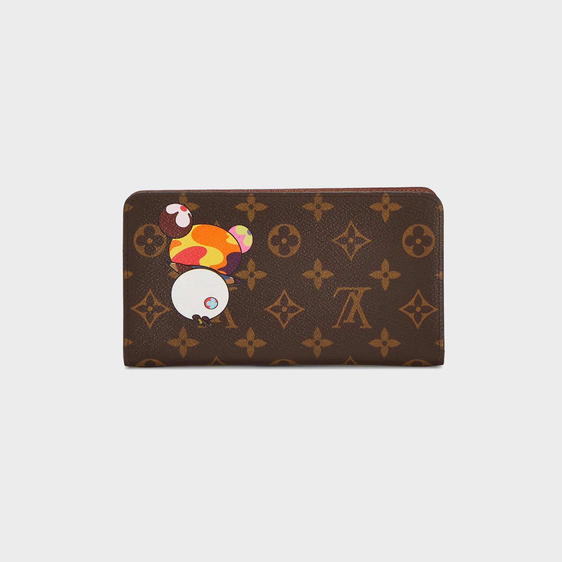 WGACA Louis Vuitton Murakami Panda Porte Monnaie Zippy - Brown