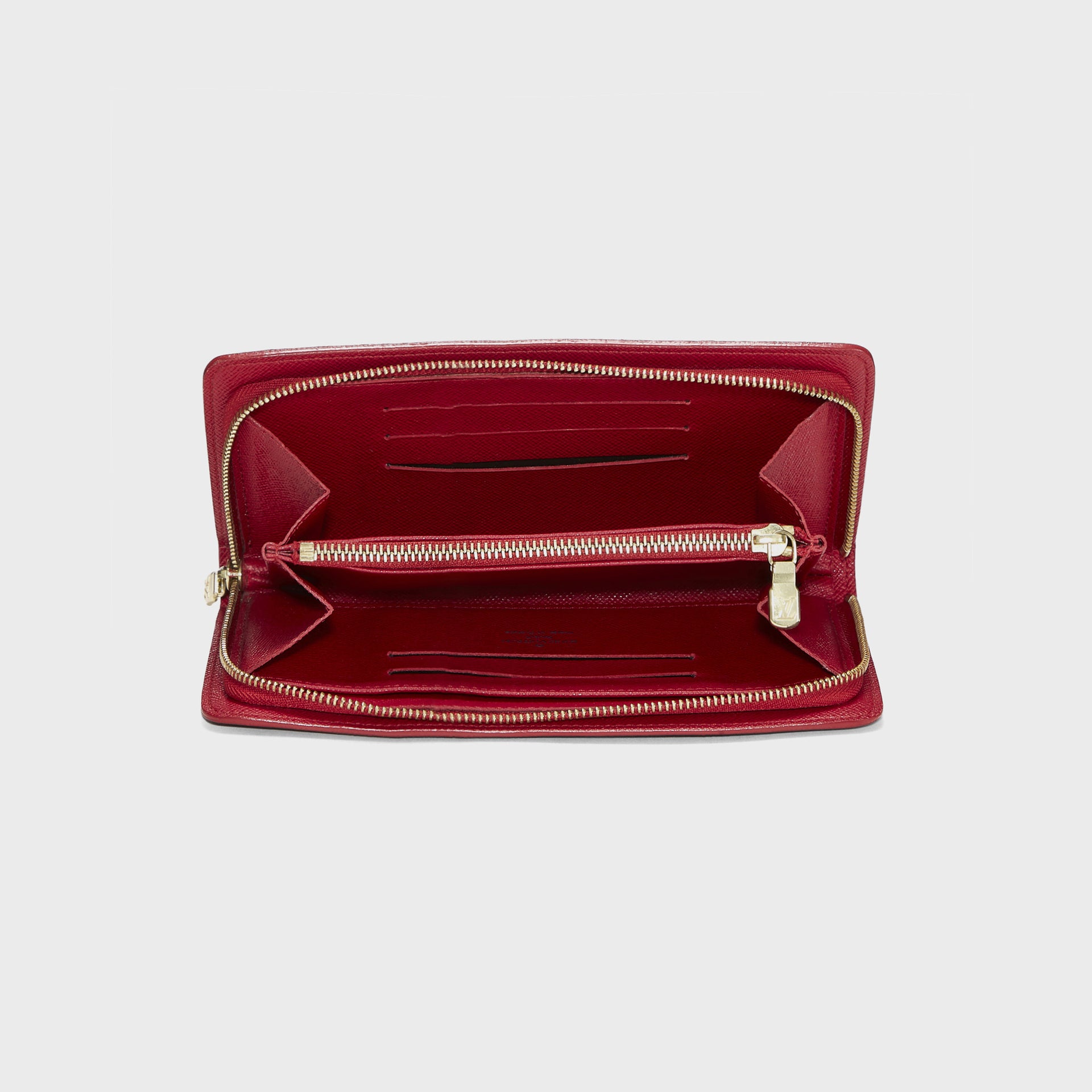 WGACA Louis Vuitton Murakami Cherry Porte Monnaie Zippy - Red