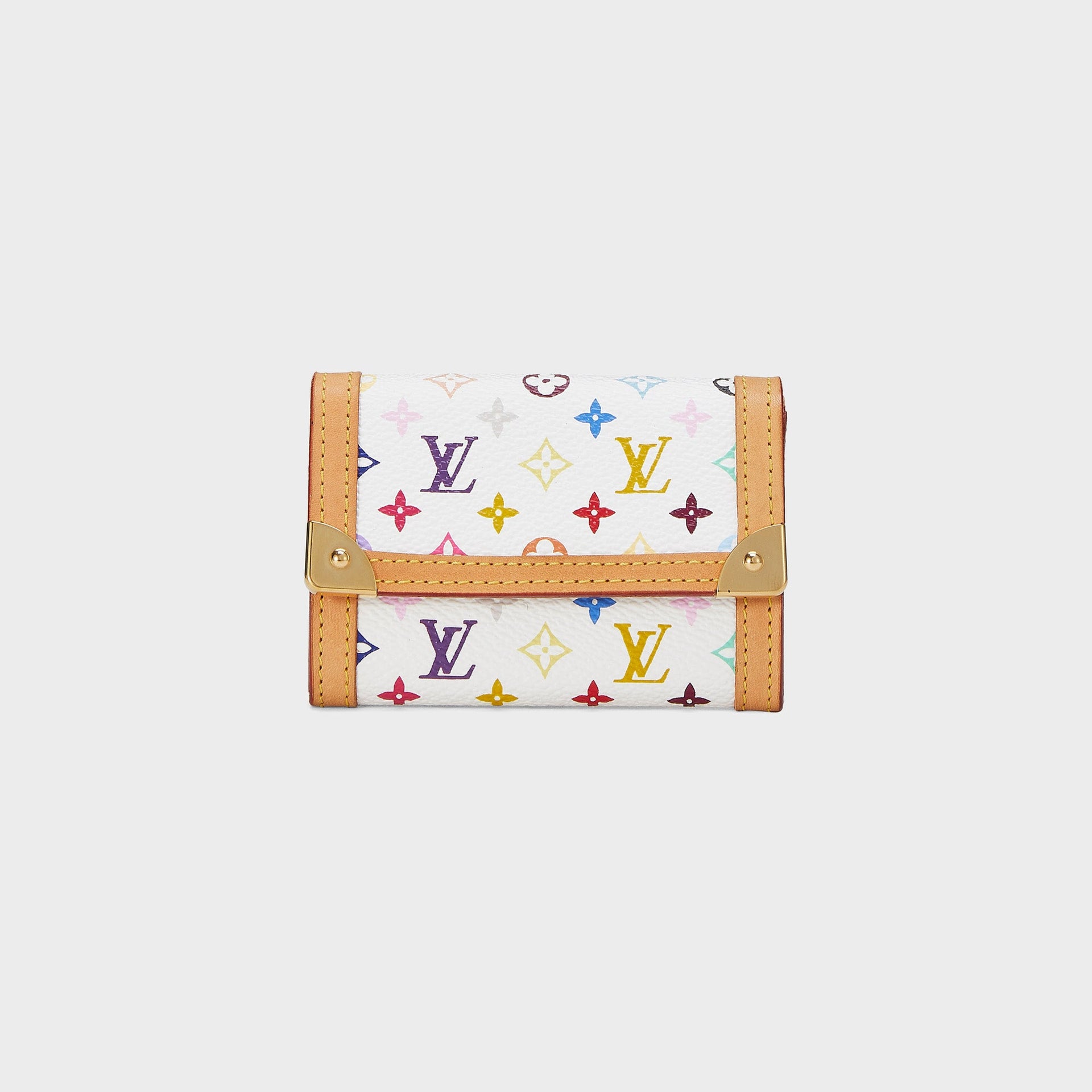 WGACA Louis Vuitton x Takashi Murakami Porte-Monnaie Plat Wallet - Multi
