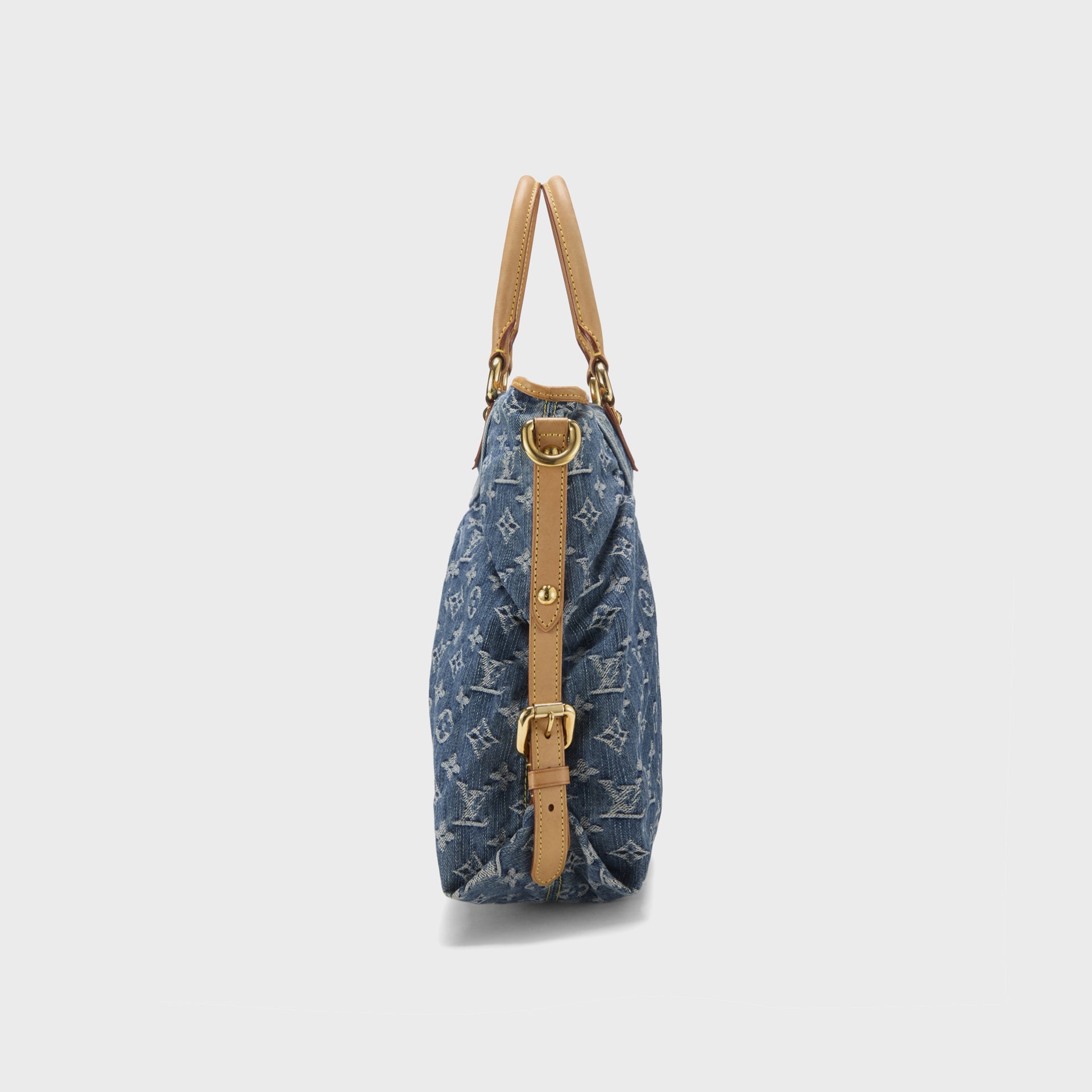 WGACA Louis Vuitton Denim Neo Cabby Gm - Blue