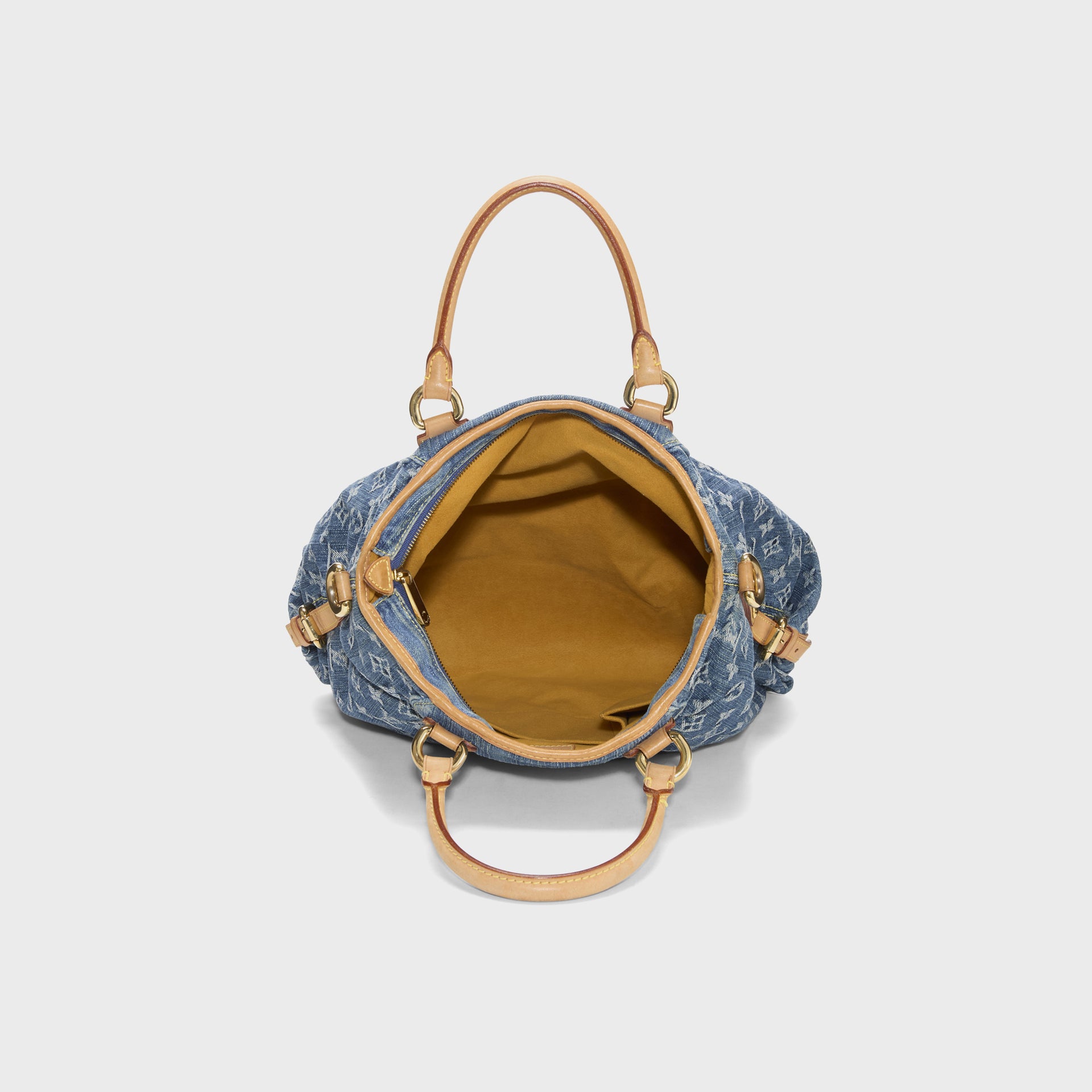WGACA Louis Vuitton Denim Neo Cabby Gm - Blue