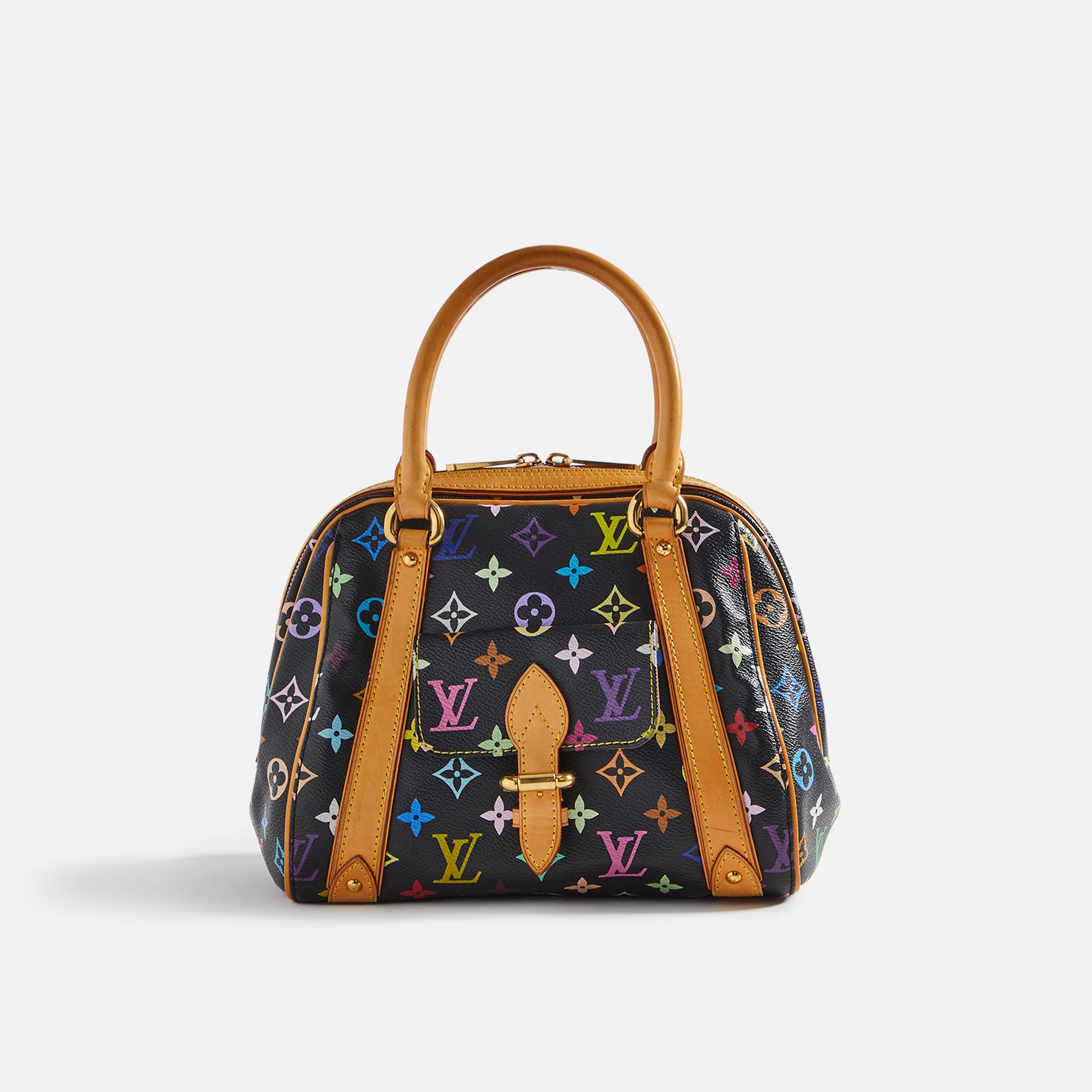 WGACA Louis Vuitton AB Priscilla Bag - Black / Multi