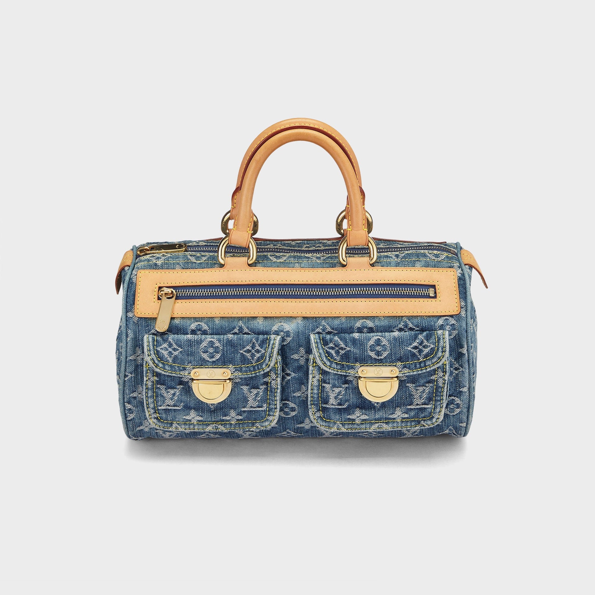 WGACA Louis Vuitton Denim Neo Speedy in Blue