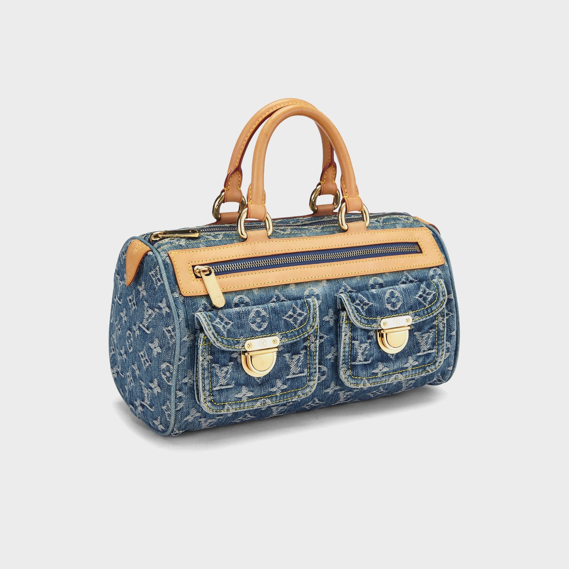 WGACA Louis Vuitton Denim Neo Speedy in Blue