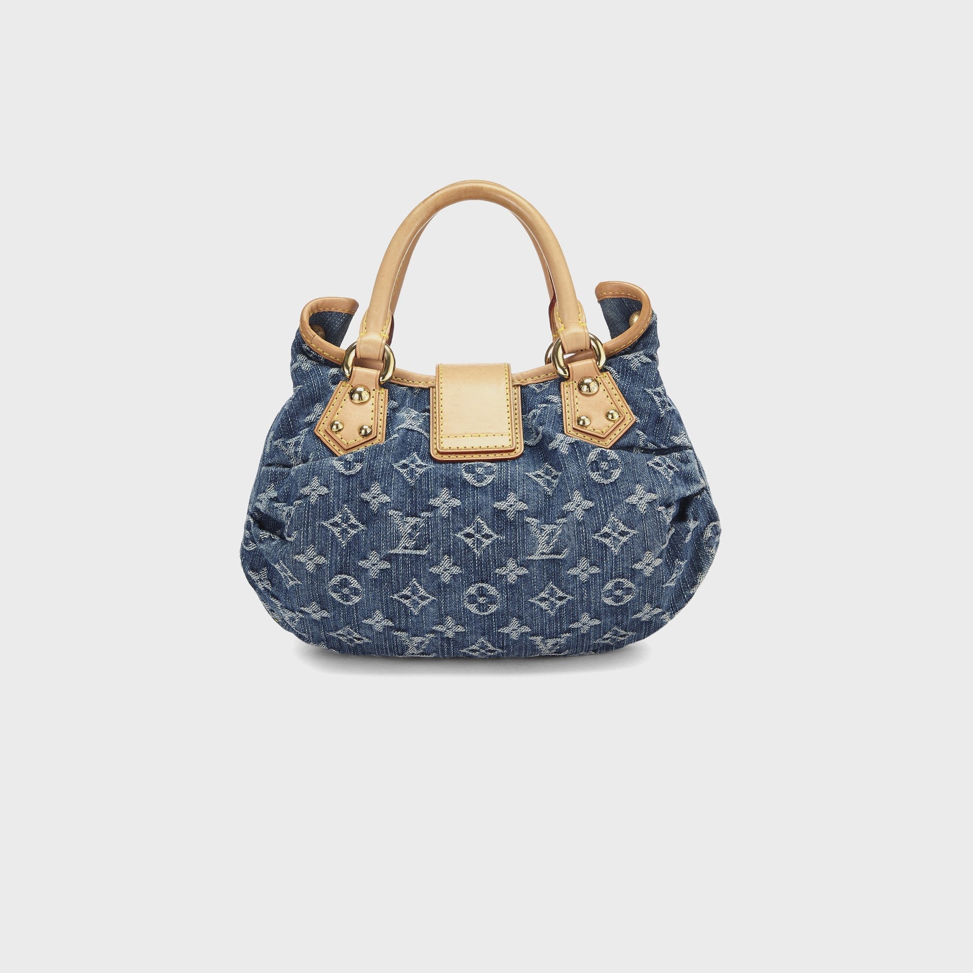 WGACA Louis Vuitton Monogram Denim Pleaty Mini - Blue
