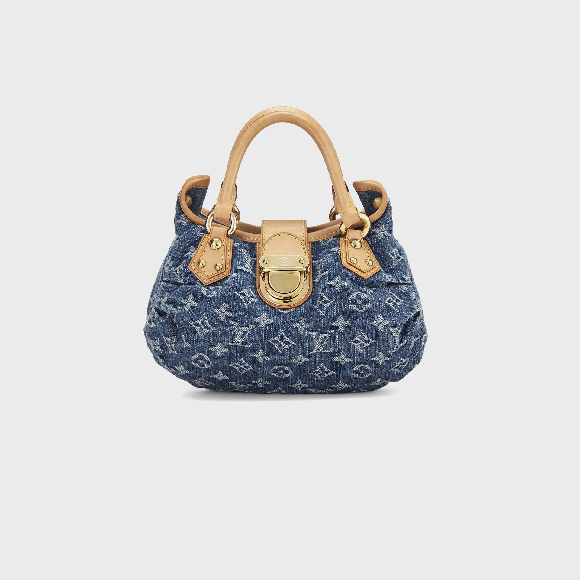 WGACA Louis Vuitton Monogram Denim Pleaty Mini - Blue