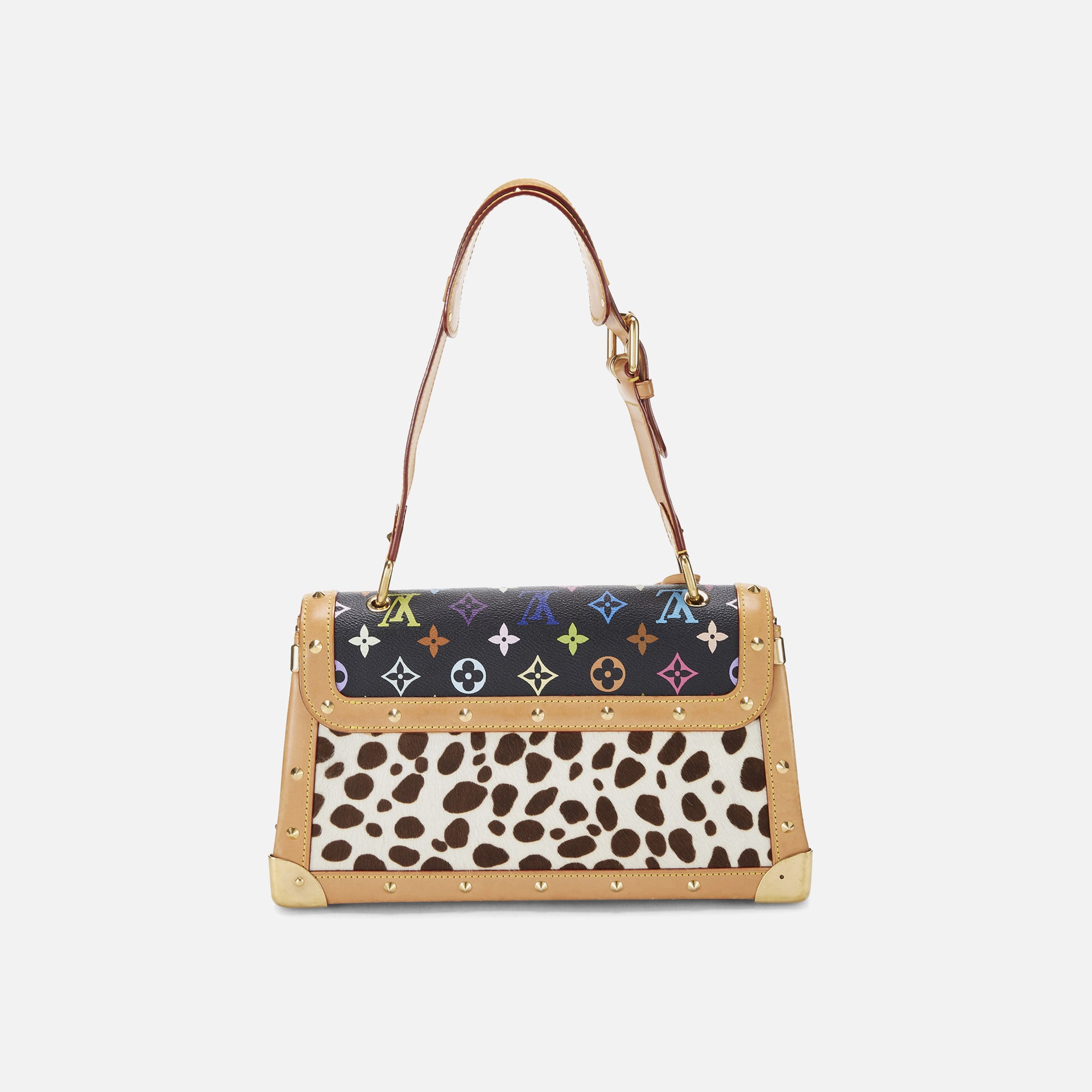 WGACA Louis Vuitton x Takashi Murakami Canvas Dalmatian Sacrabat Bag - Black / Multi