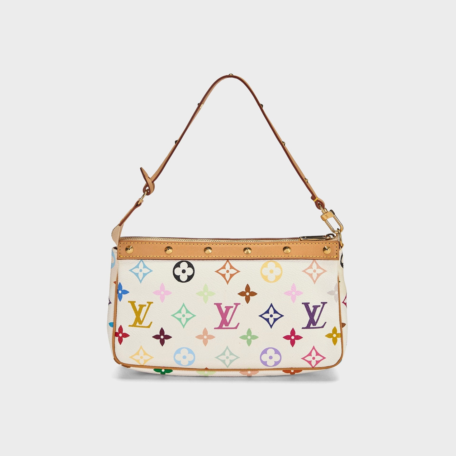 WGACA Louis Vuitton Multi Monogram Pochette - White Multi