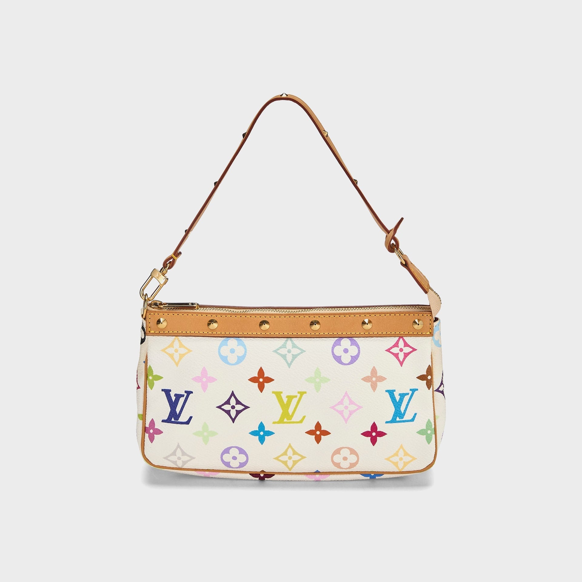 WGACA Louis Vuitton Multi Monogram Pochette - White Multi