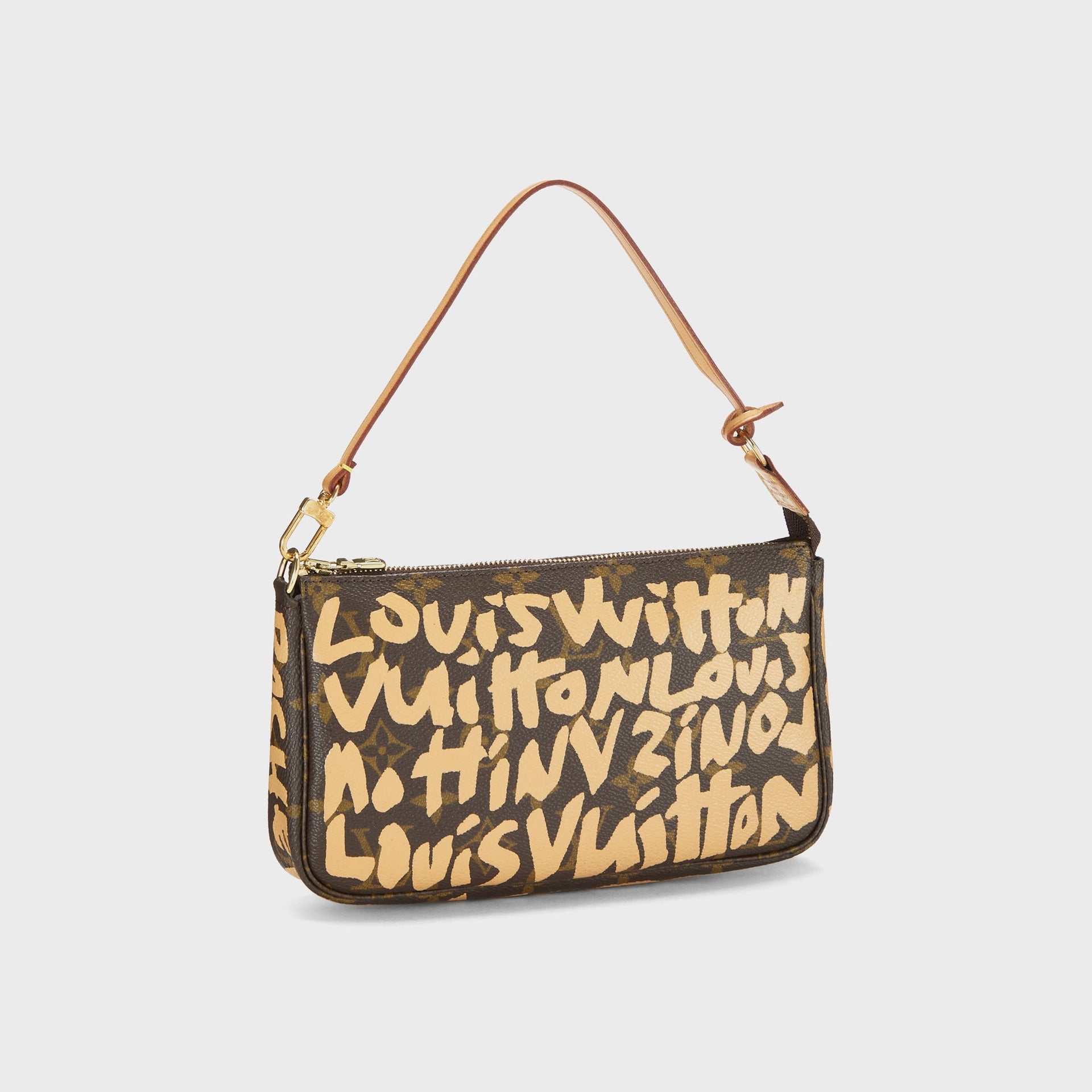 WGACA Louis Vuitton Sprouse Pochette Accessoires V2 in Beige