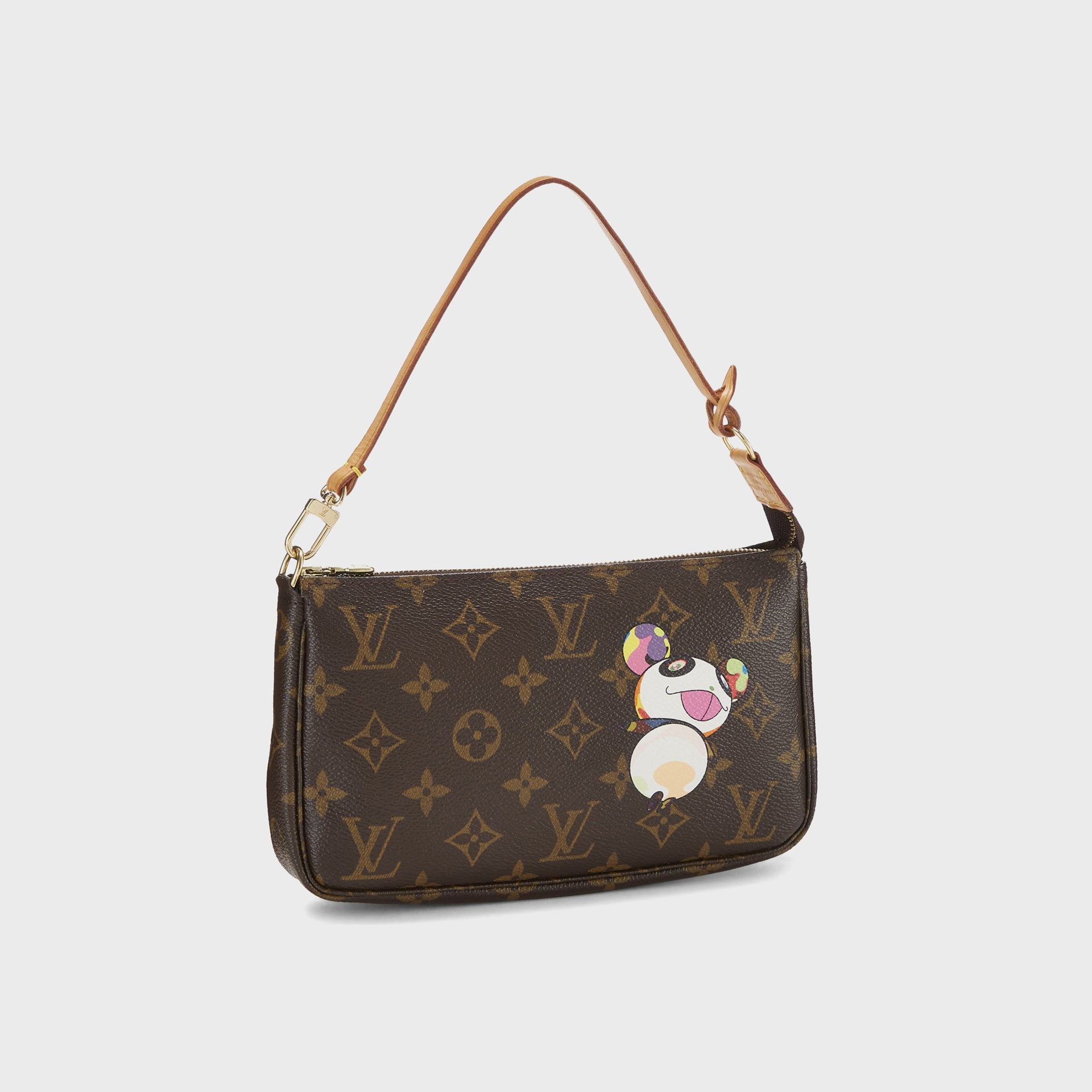 WGACA Louis Vuitton Murakami Panda Pochette Accessories V2 - Brown