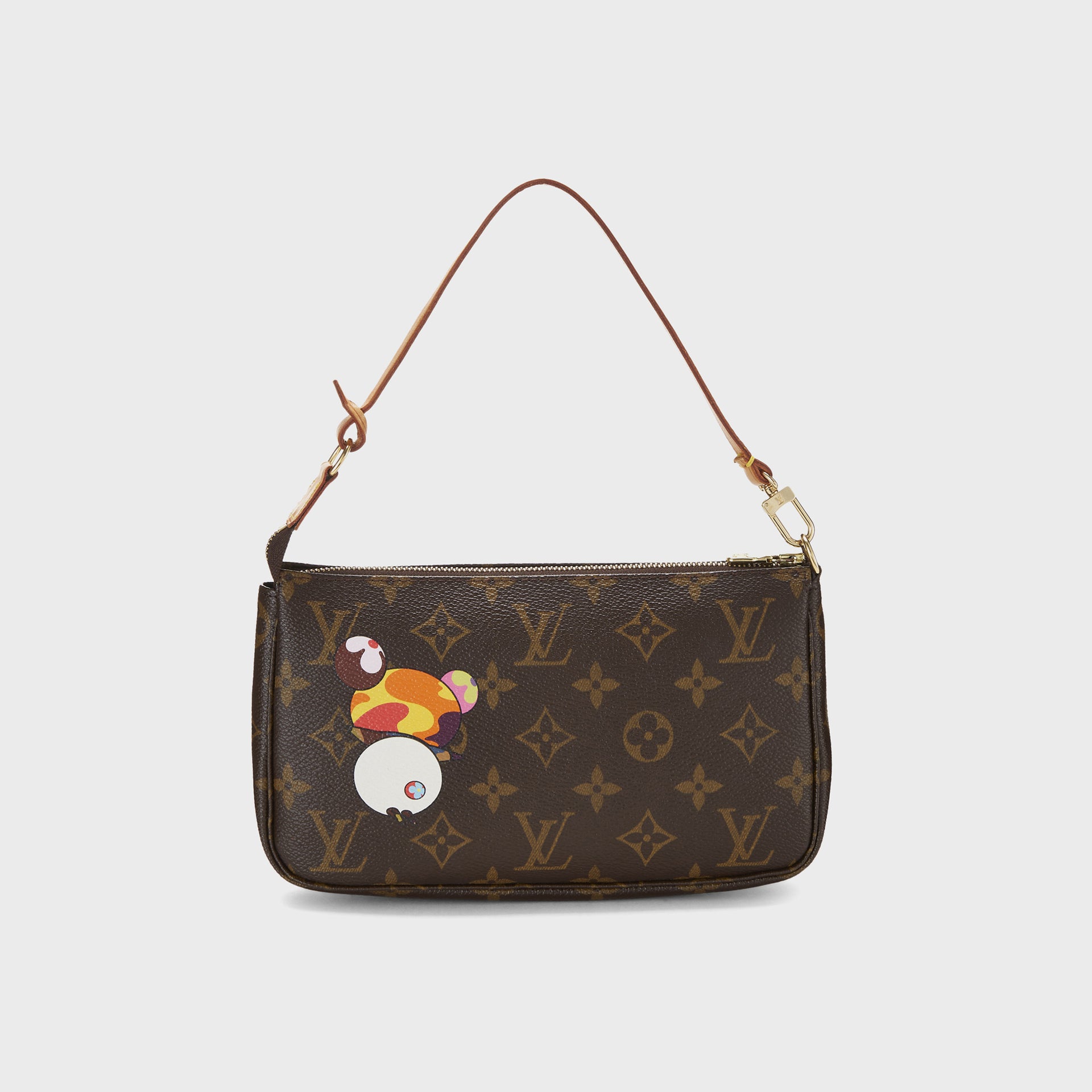WGACA Louis Vuitton Murakami Panda Pochette Accessories V2 - Brown