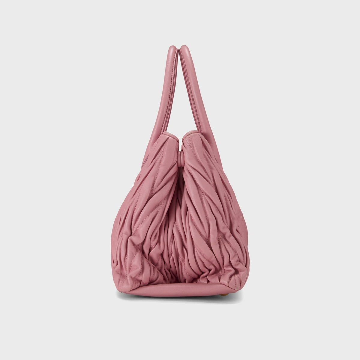 WGACA Miu Miu Nappa Convertible Handbag Small - Pink