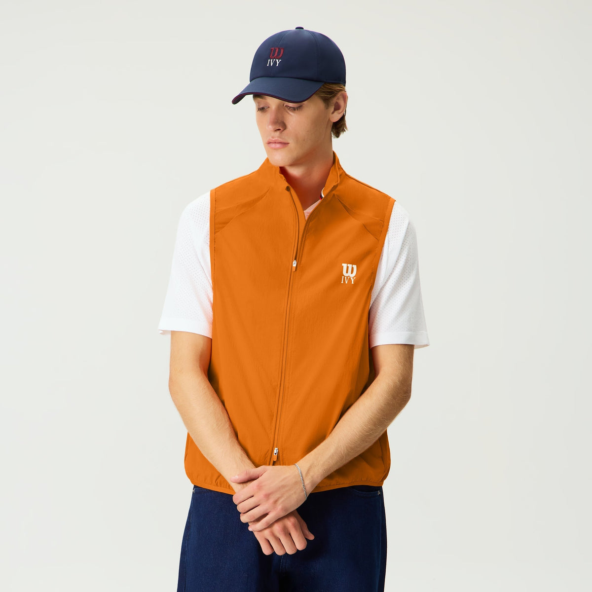 Kith Ivy for Wilson Classic Warm-Up Vest - Clementine - PH