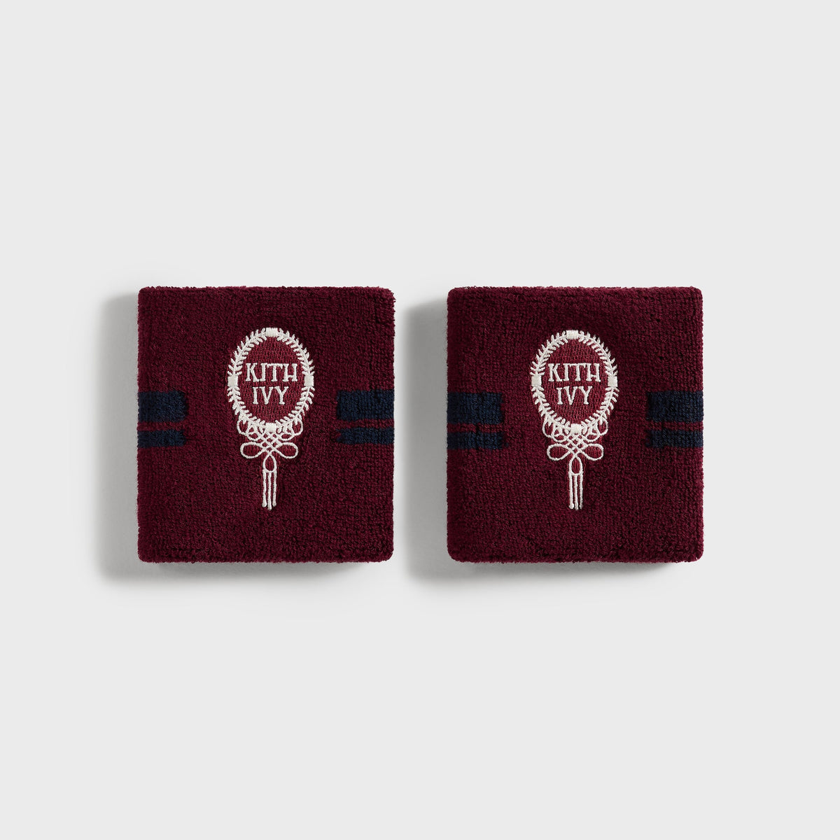 Kith Ivy for Wilson Striped Wristbands - Magma