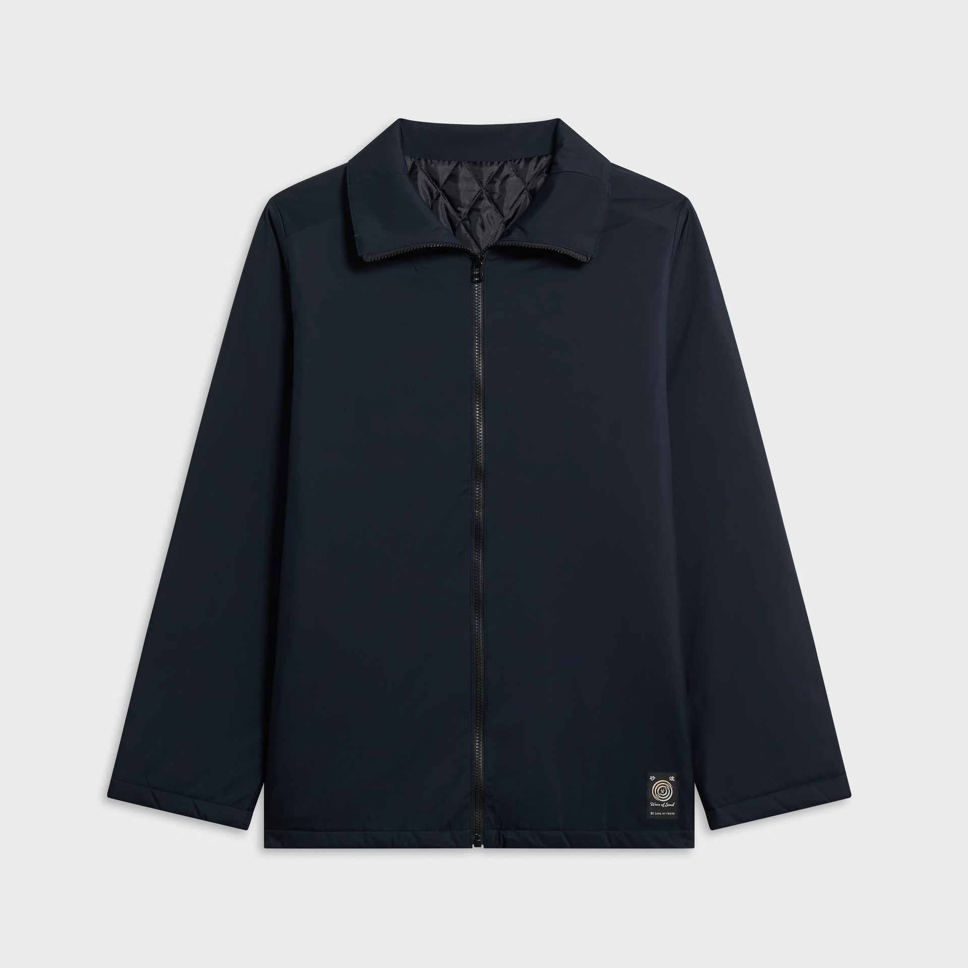 Wave of Sand Three Layer High Neck Jacket - Sumi
