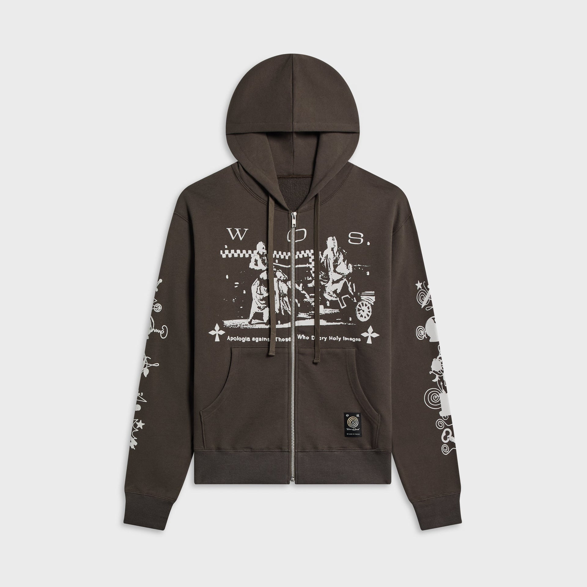 Wave of Sand x Nicola Jersey Hoodie - Greige