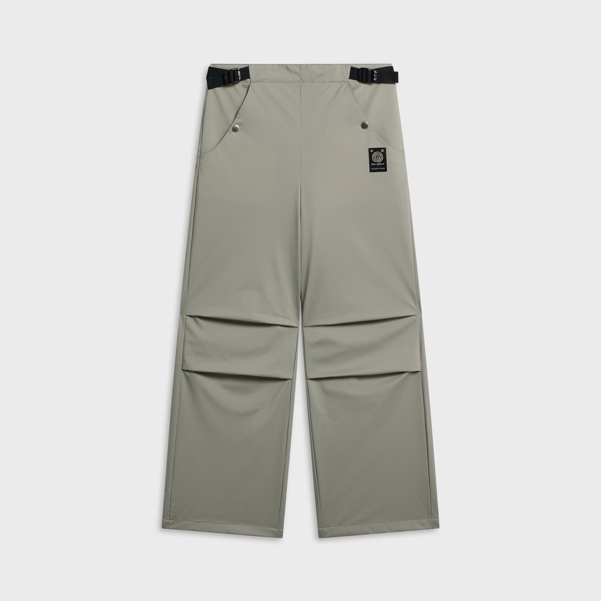 Wave of Sand Three Layer Straight Pant - Light Gray