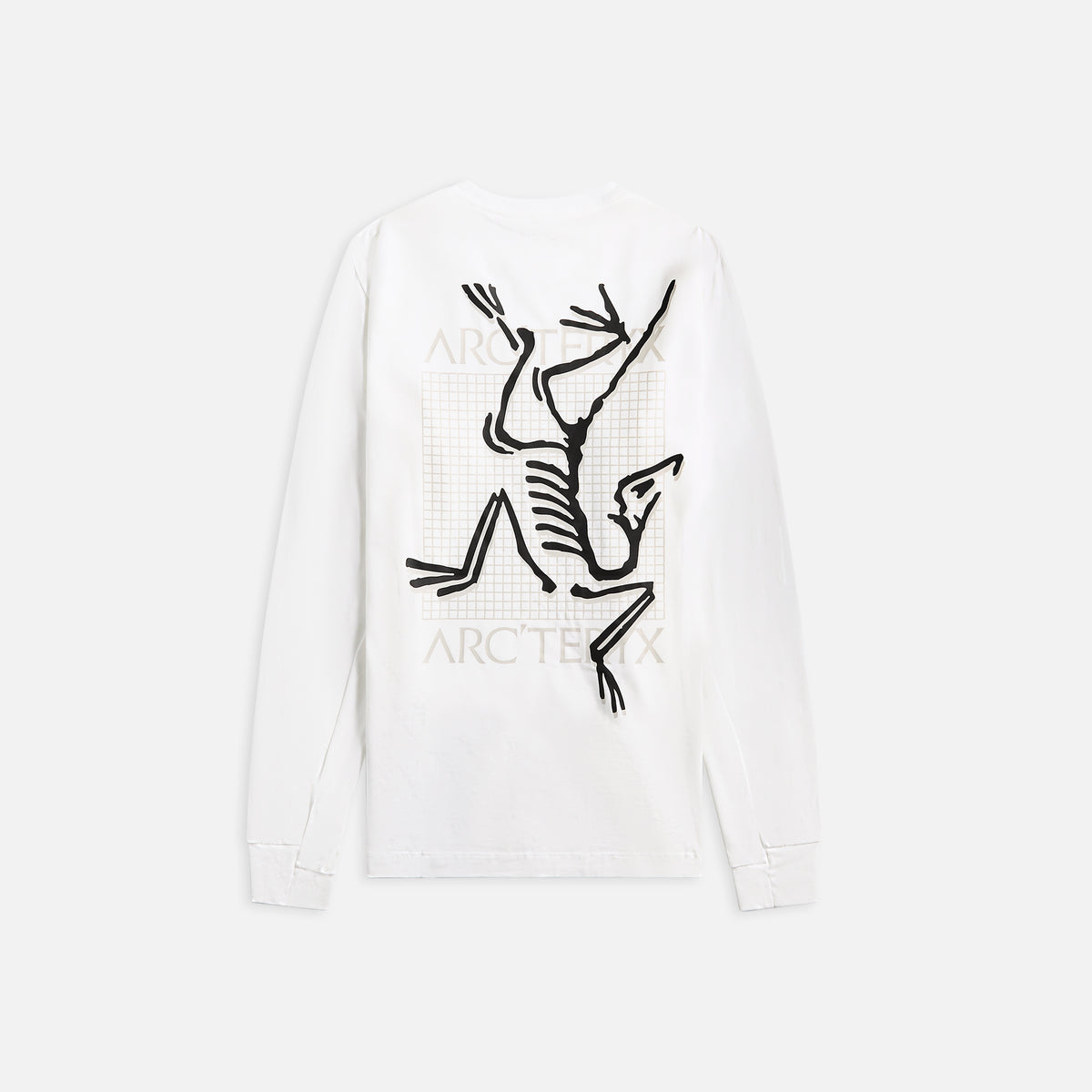 Arc'teryx Arc`Multi Bird Logo Long Sleeve - White Light